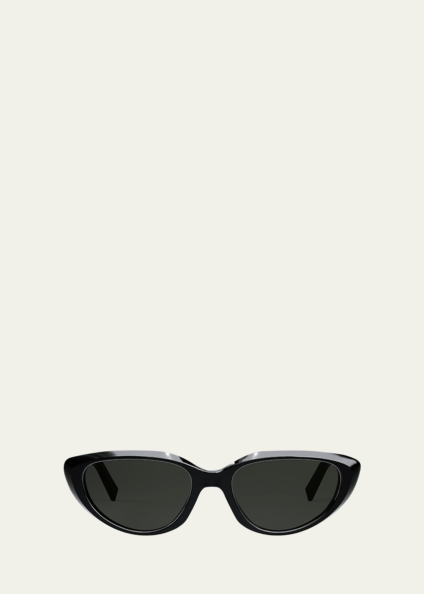Celine Cat-eye Acetate Sunglasses In Shiny Black