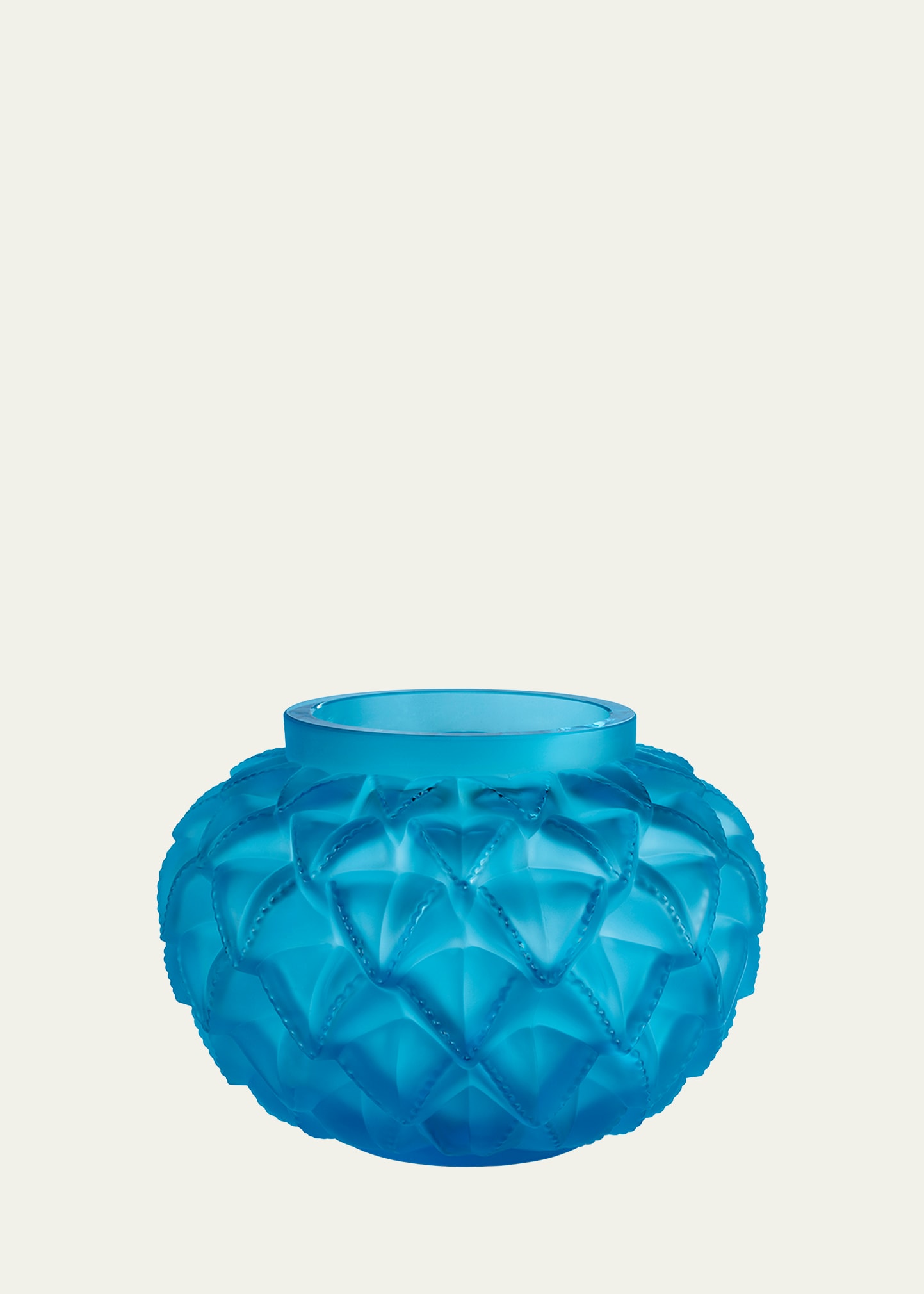 Lalique Languedoc Pale Blue Vase