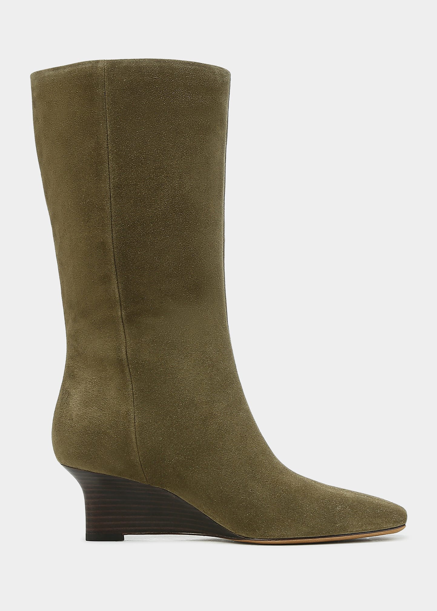 Beverly Suede Wedge Boots