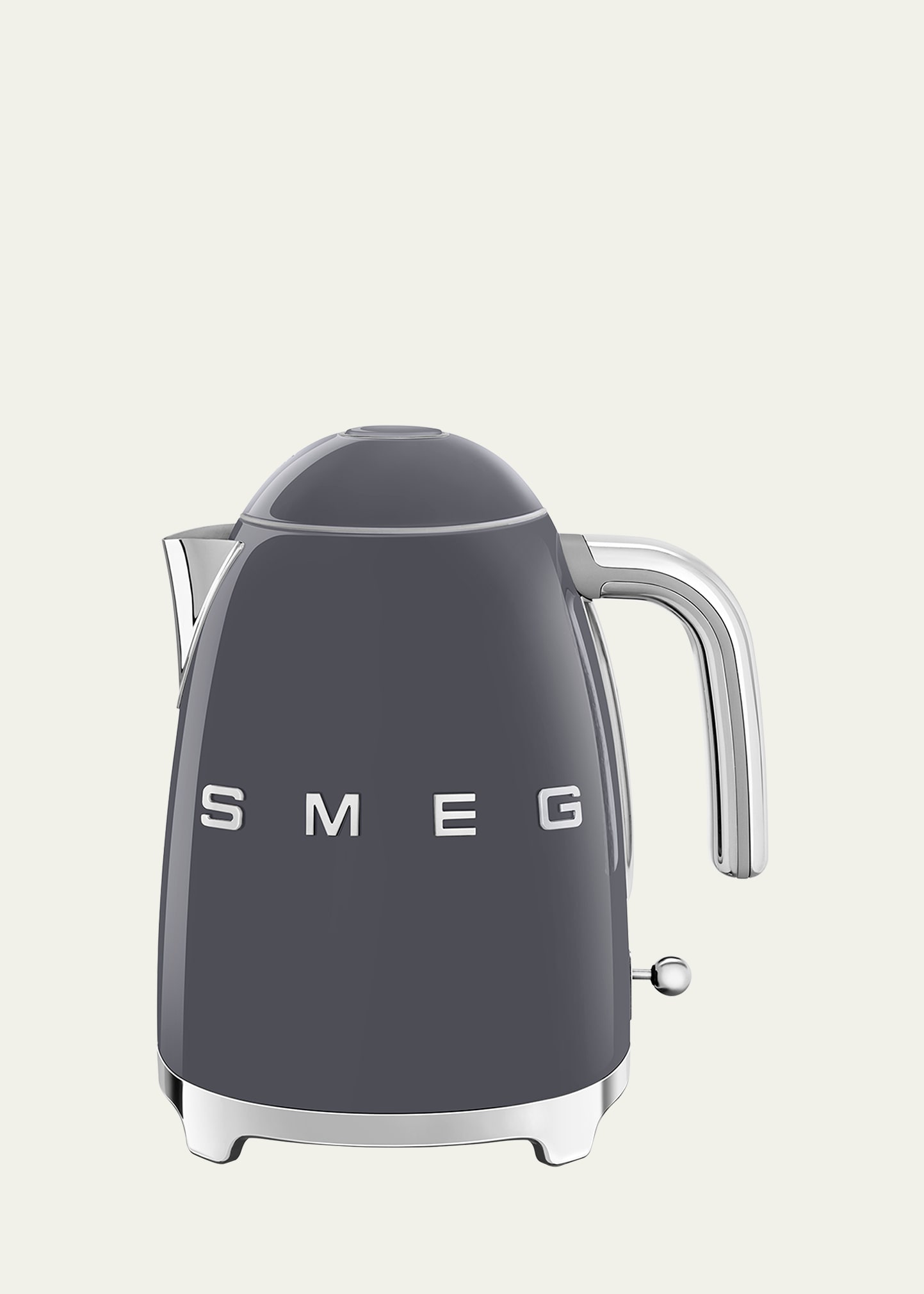 Smeg Electric Stainless Steel Kettle In Slate Grey