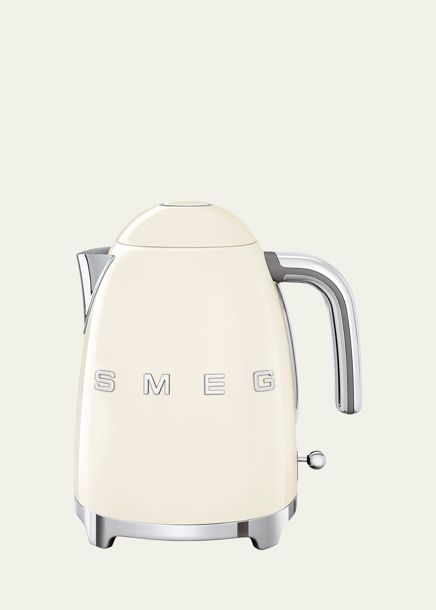 SMEG RETRO ELECTRIC KETTLE, POLISHED WHITE