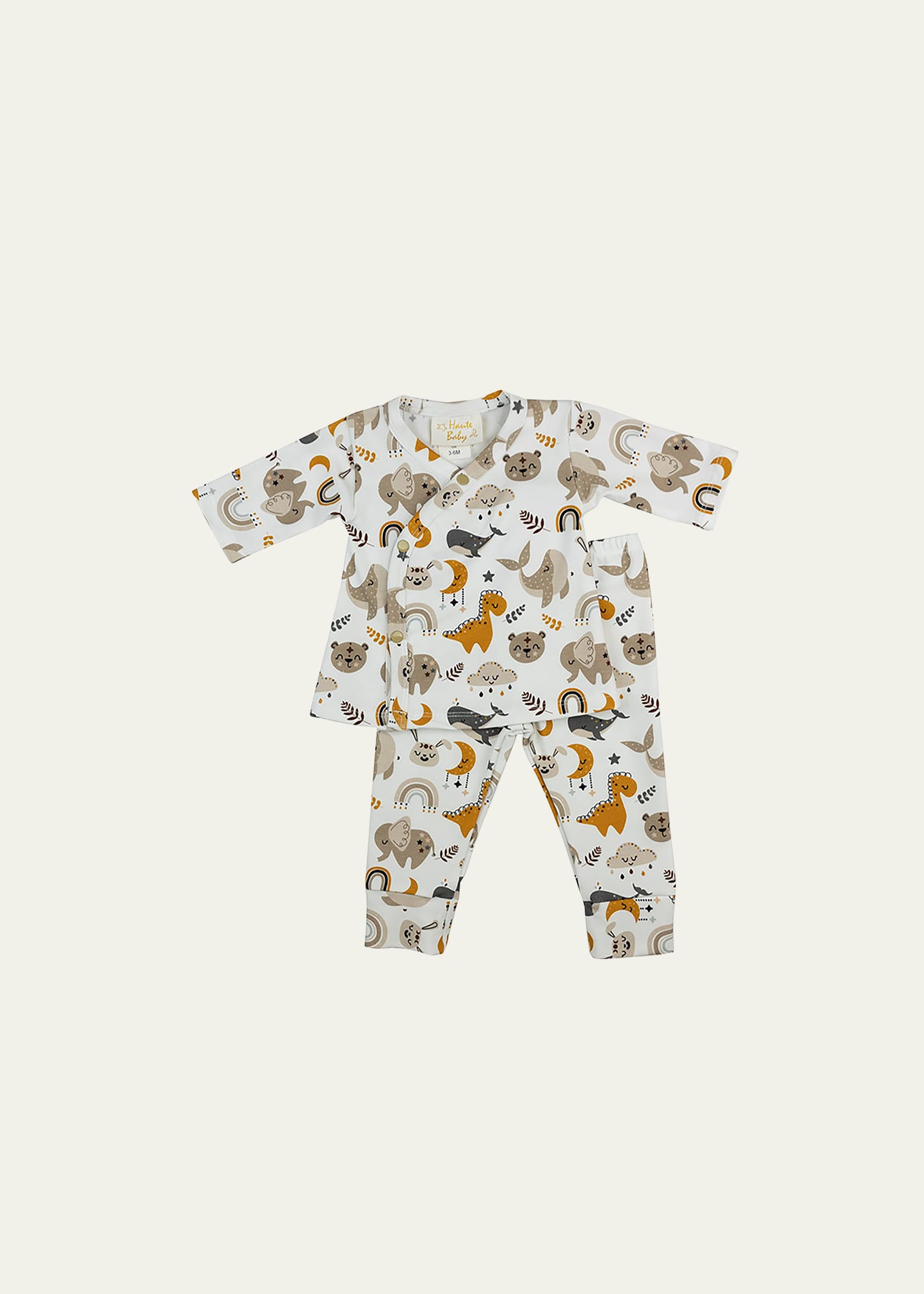 Haute Baby Boy's Safari Love Top W/ Pants Set In Multi