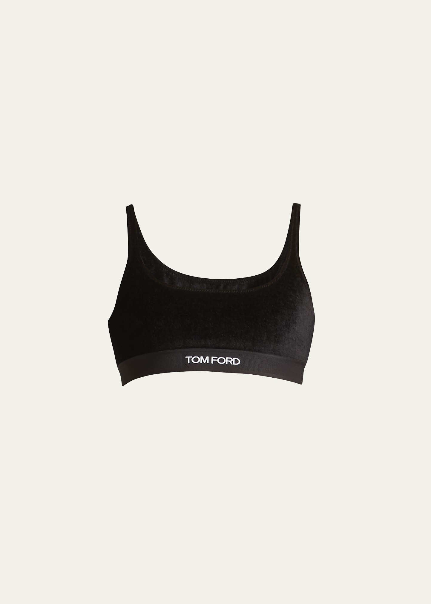 Tom Ford Logo Waistband Bra - Grey