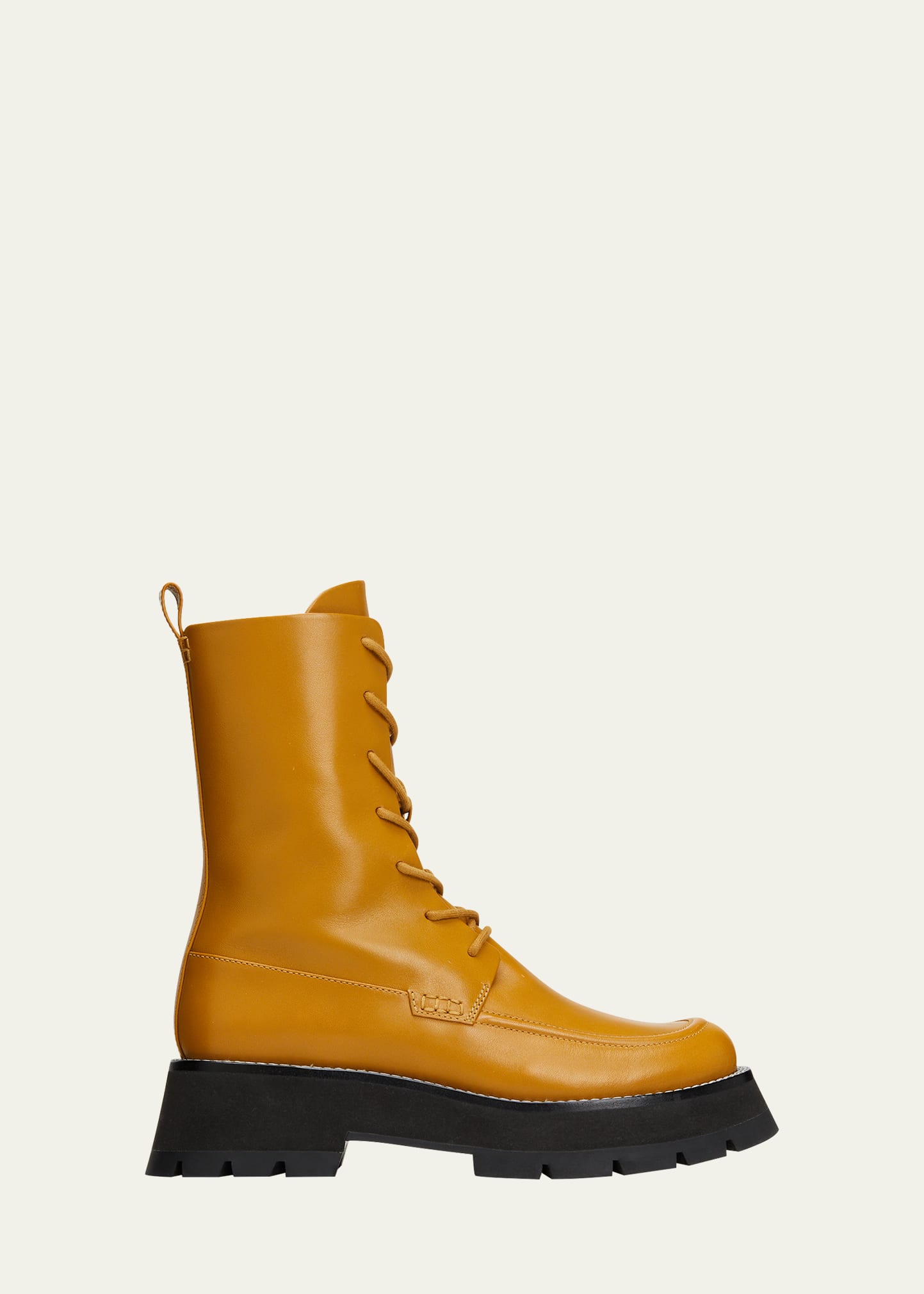 3.1 Phillip Lim / フィリップ リム Kate Leather Combat Boots In Honey