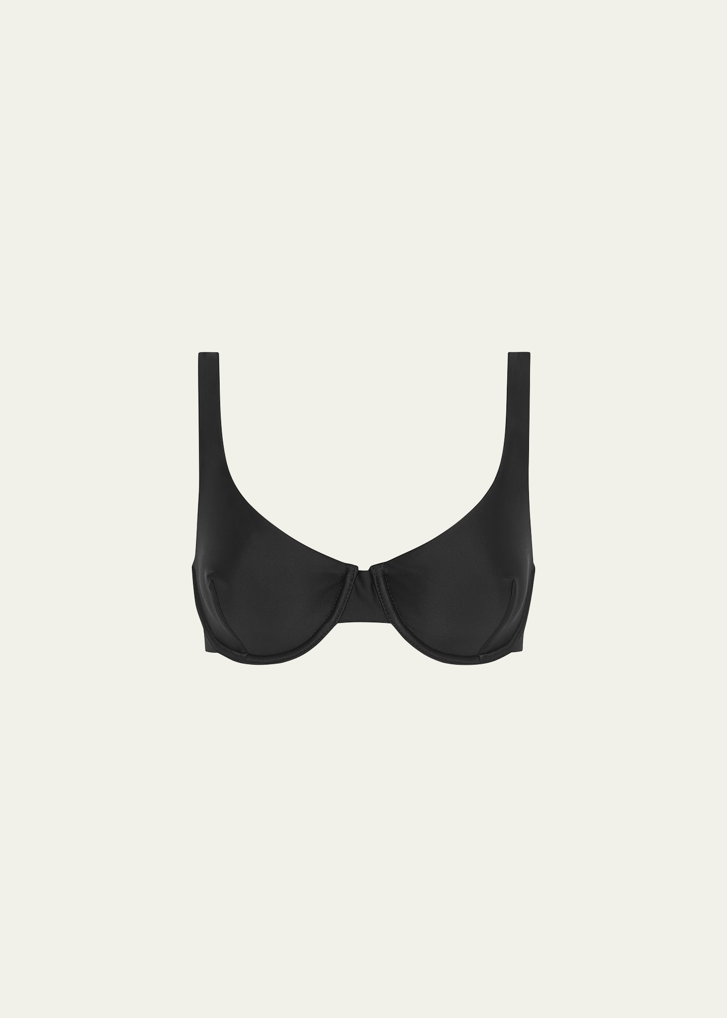 Underwire Plunge Bikini Top (D-E Cup)