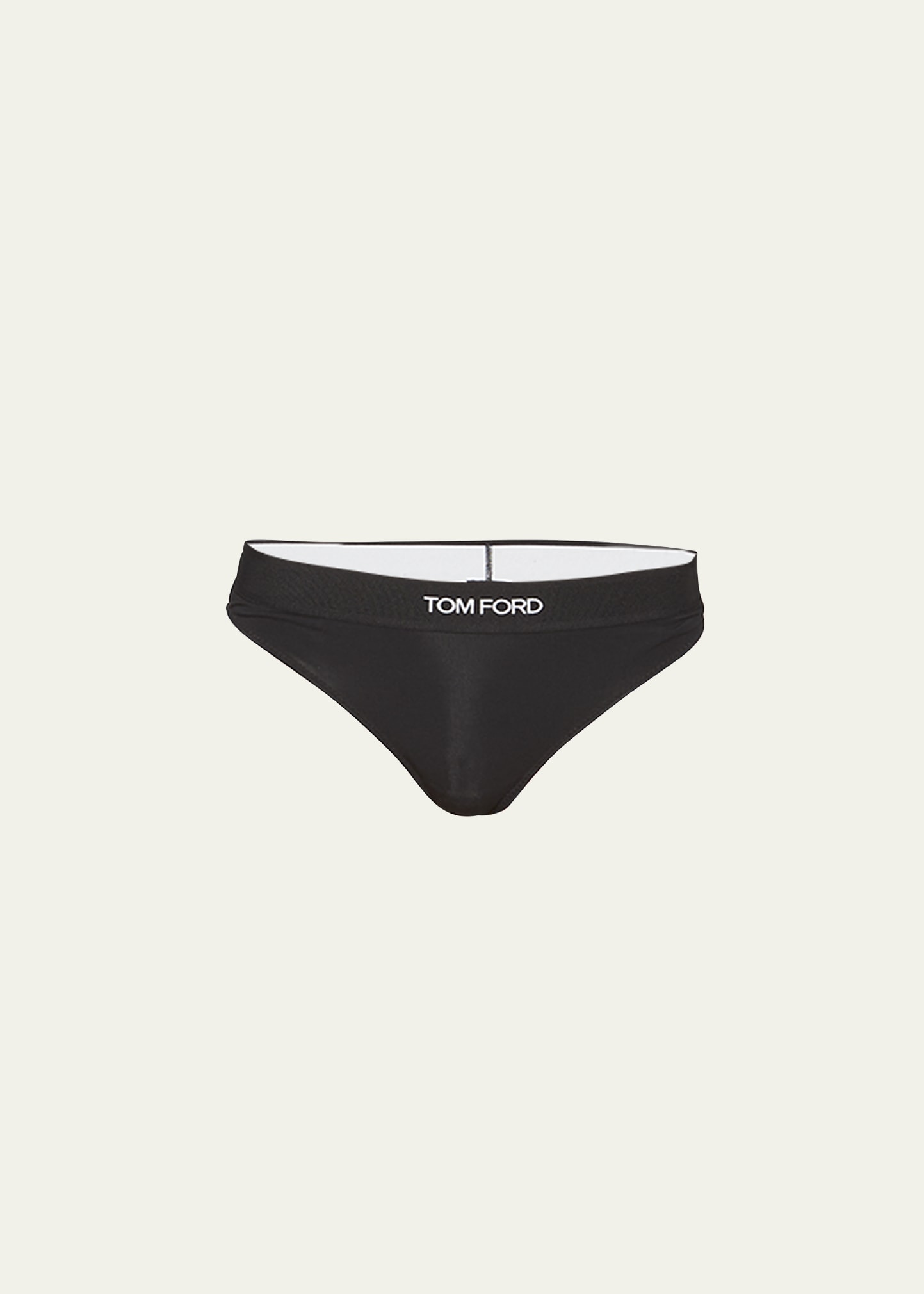 Tom Ford Black Modal Thong