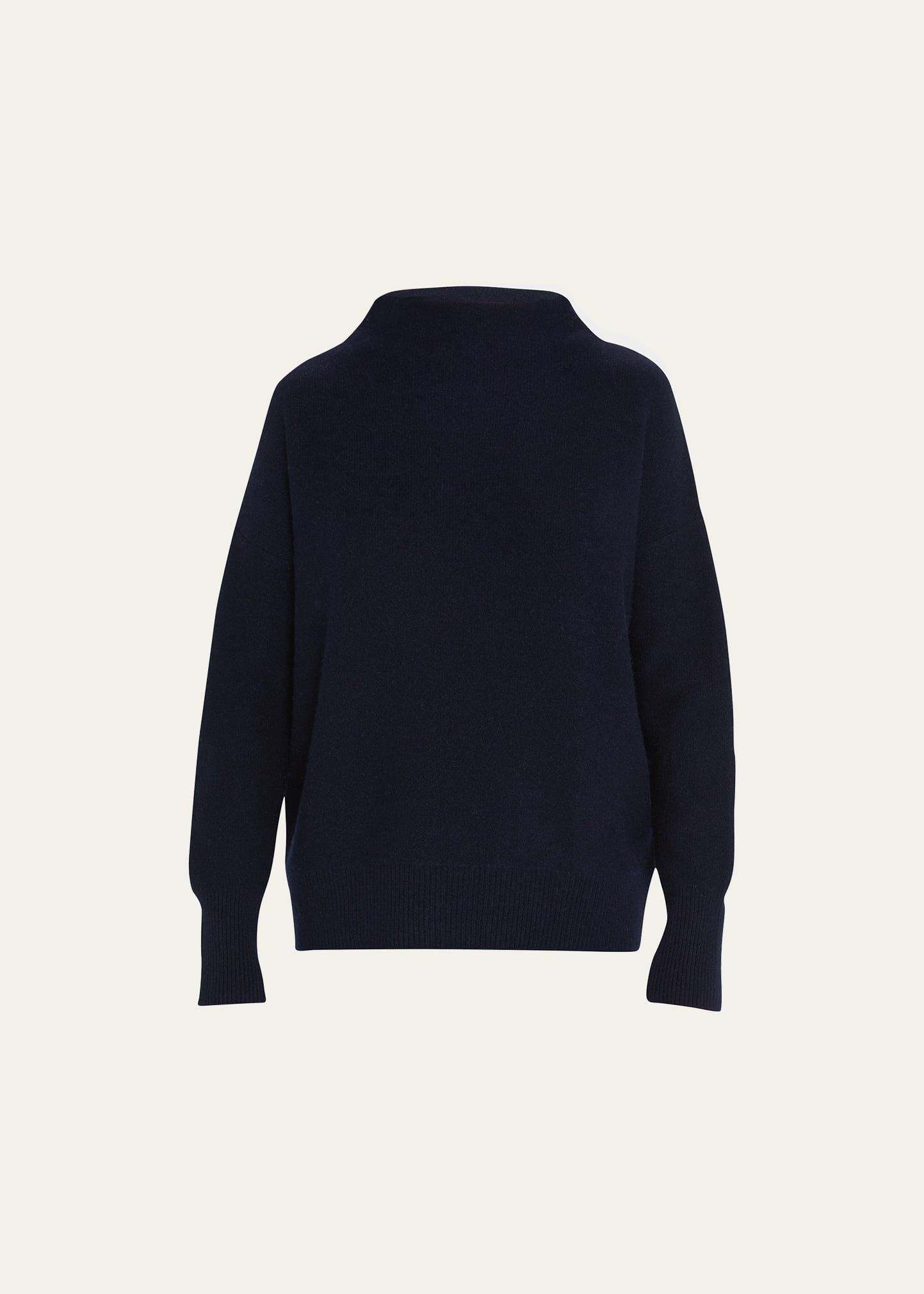 Vince Boiled Cashmere Funnel-Neck Sweater