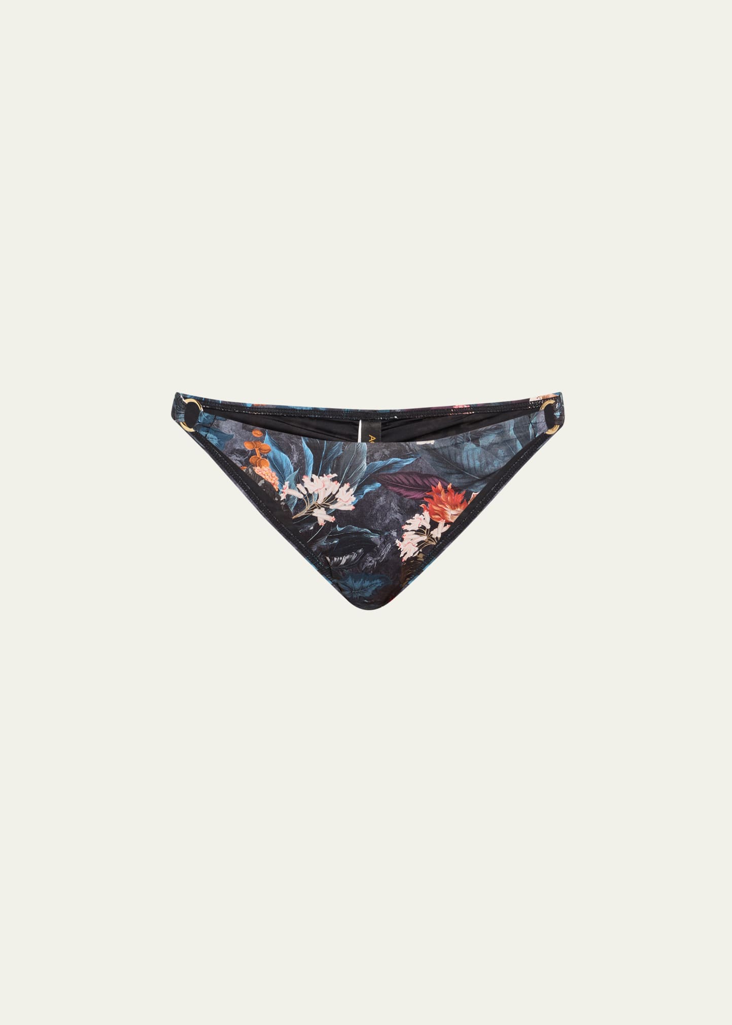 Aqua Blu Australia Alexis Floral O-ring Hipster Bikini Bottoms In Abundance