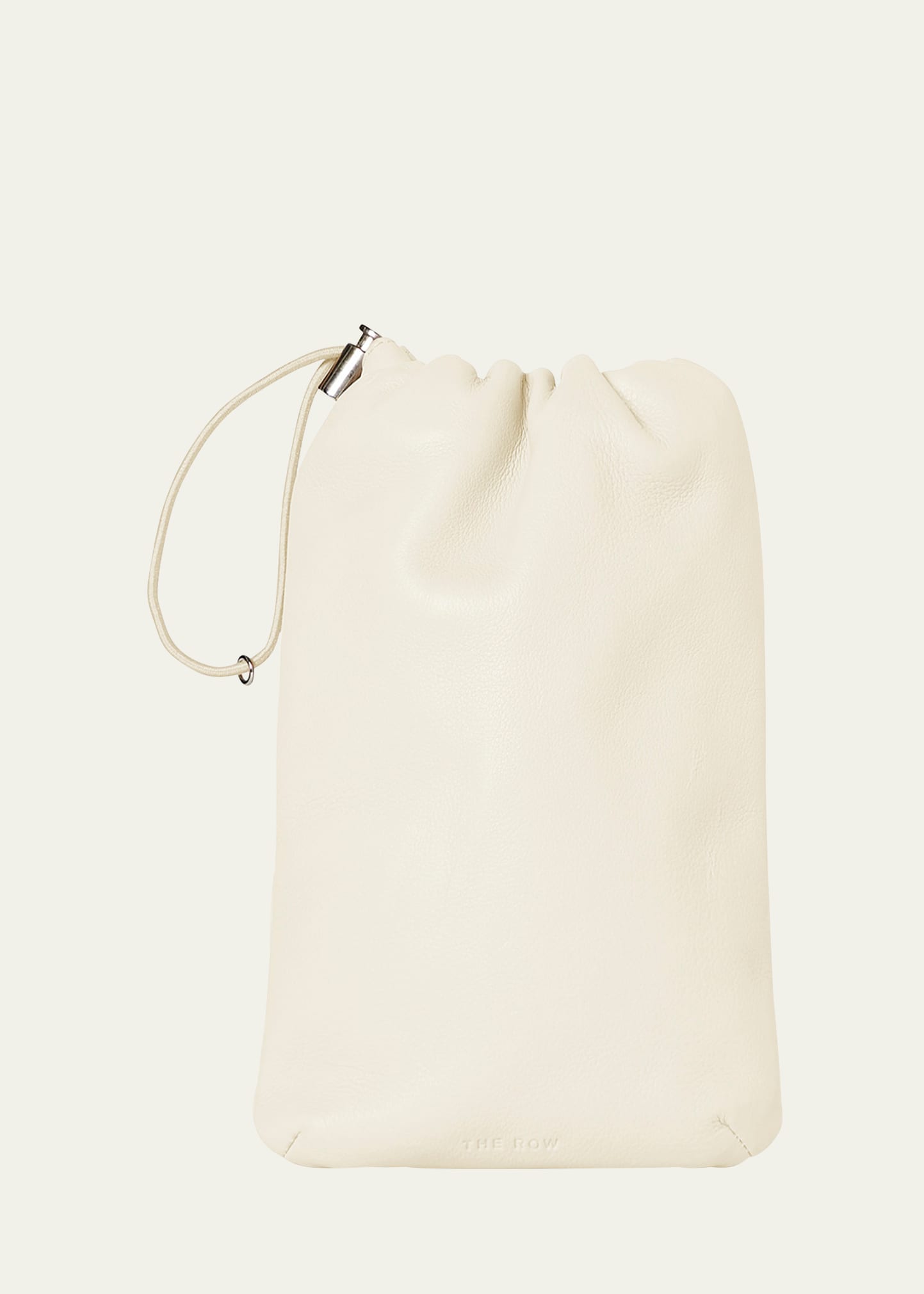 The Row Bourse Phone Case Crossbody Bag In Ivory
