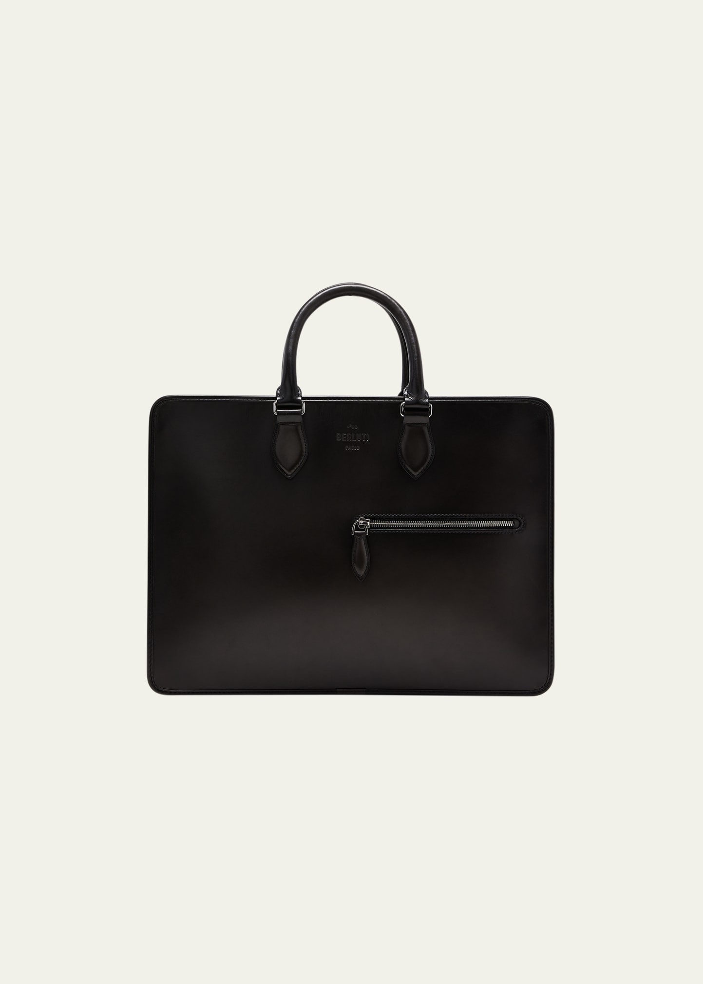 Berluti 1 Jour Neo Scritto Venezia Leather Briefcase | Smart Closet