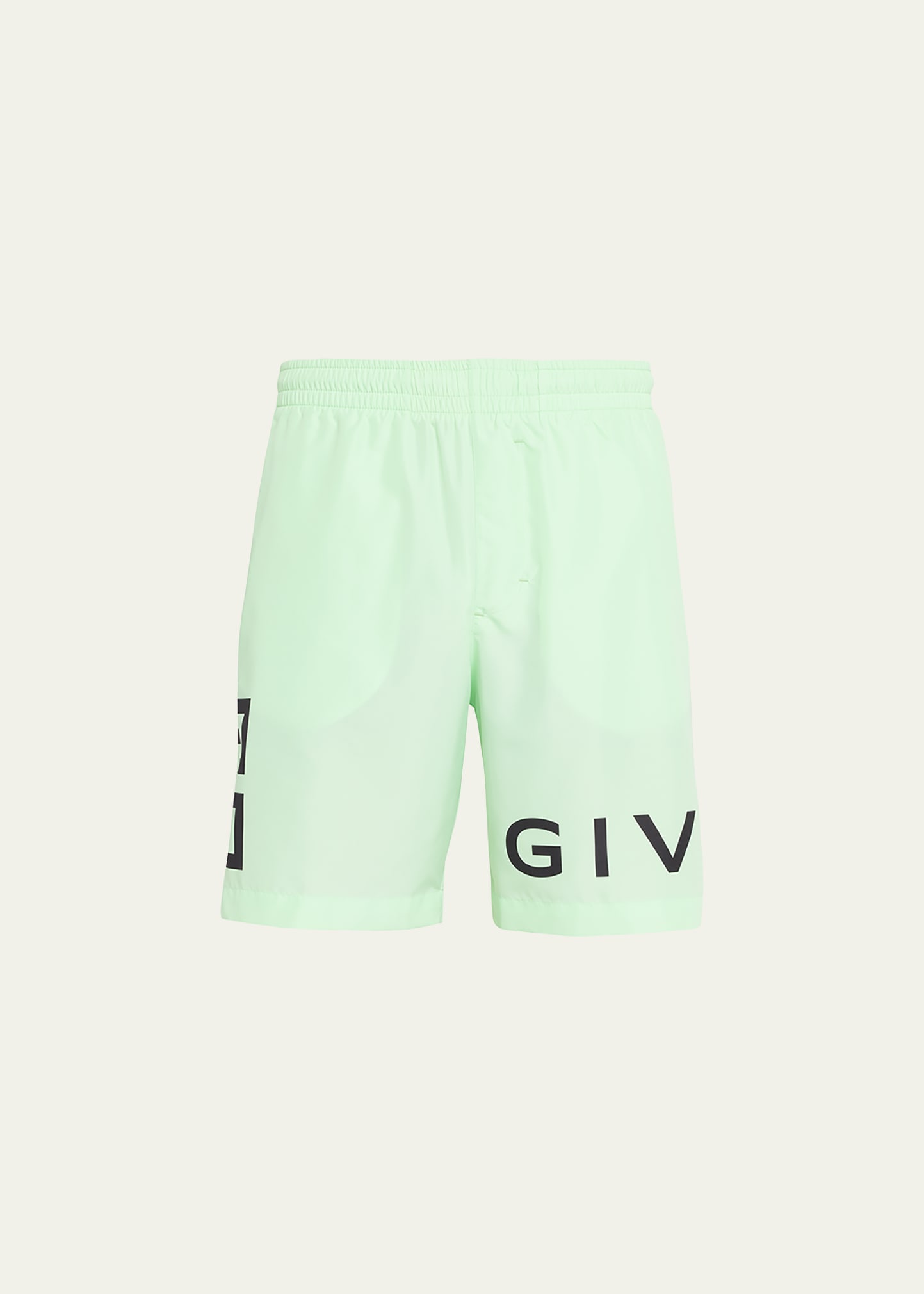 Givenchy Logo-print Shell Swim Shorts In Mint Green
