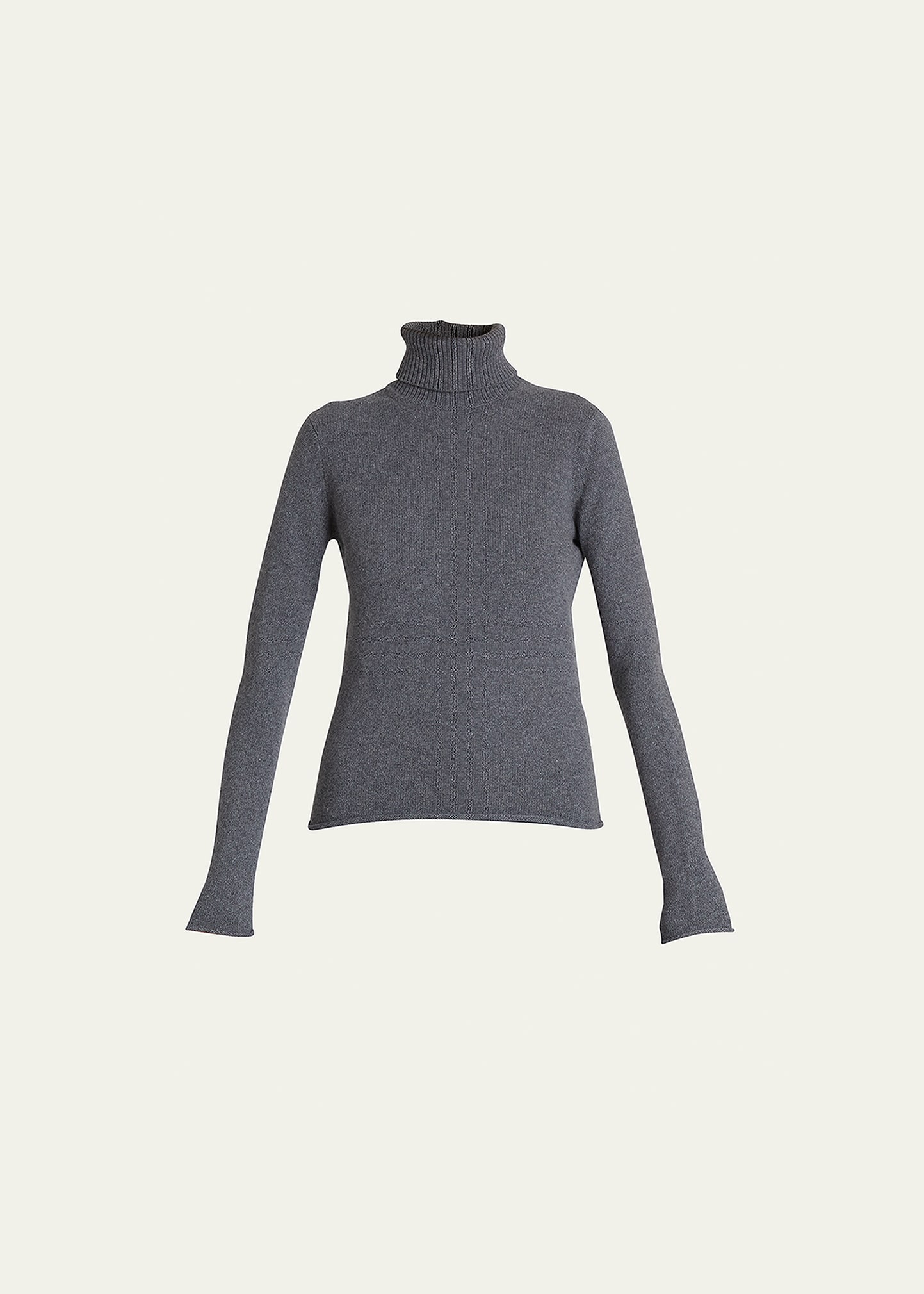 Chloé Turtleneck Cashmere Pullover In Somber Grey | ModeSens
