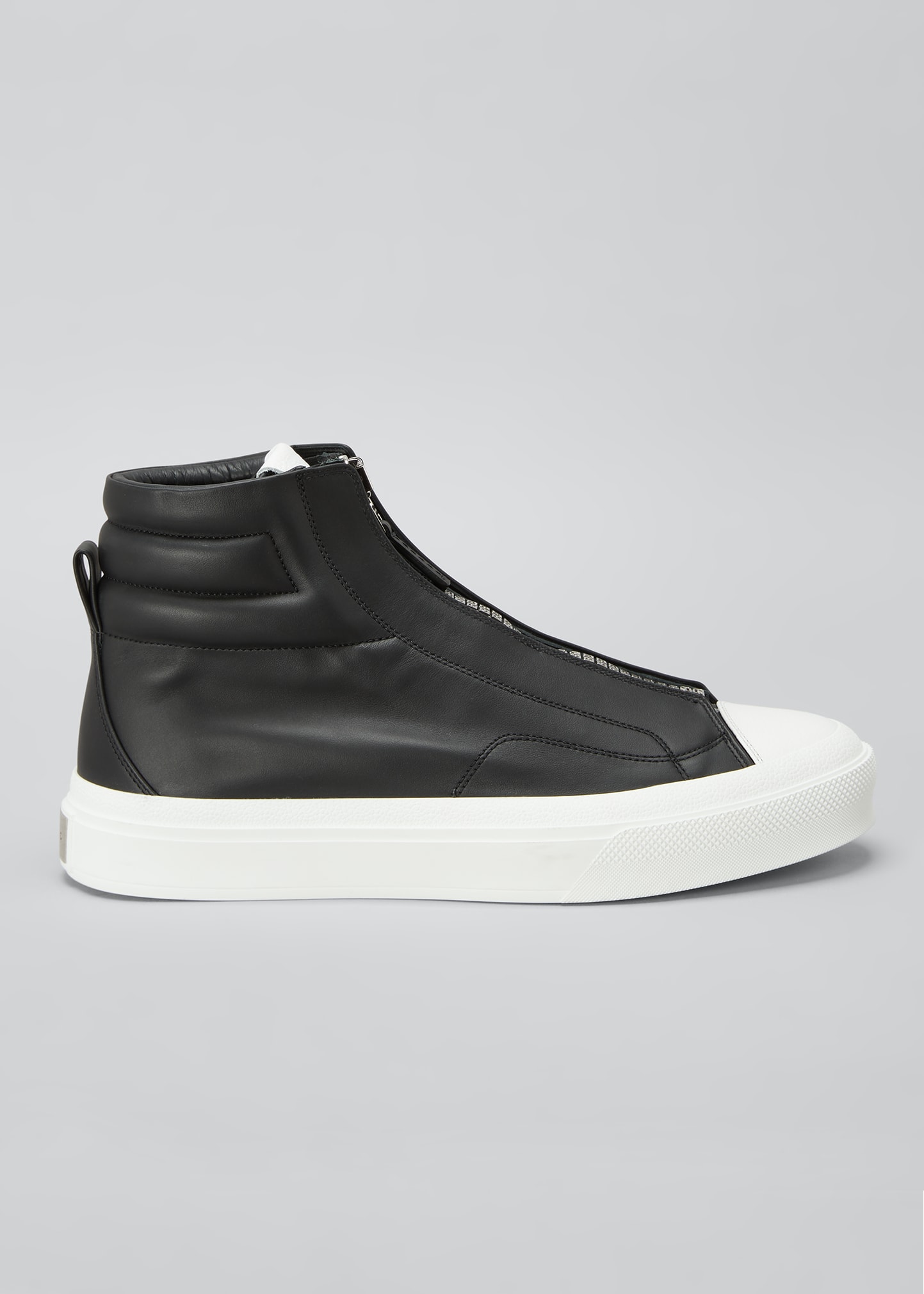 Givenchy Men's City 4G-Zip Leather High Top Sneakers | Smart Closet