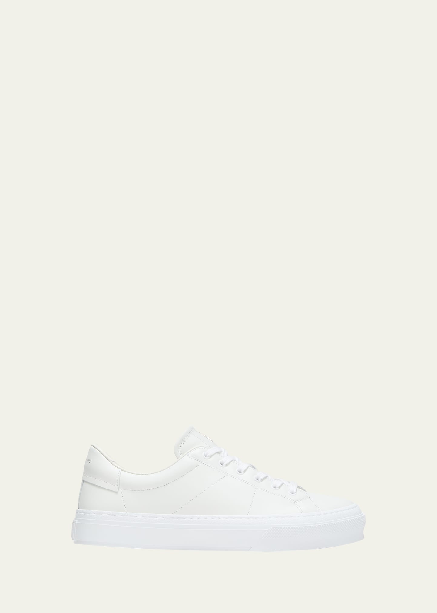 Givenchy Men's City Sport Leather Low-top Sneakers In White