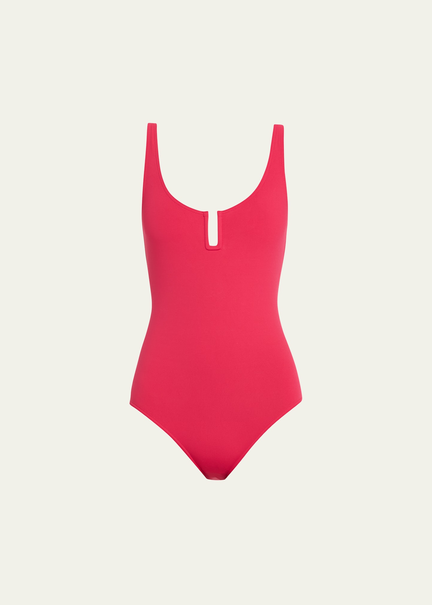 Eres Unanime Ultime Solid One-piece Swimsuit In Grenadine 23e