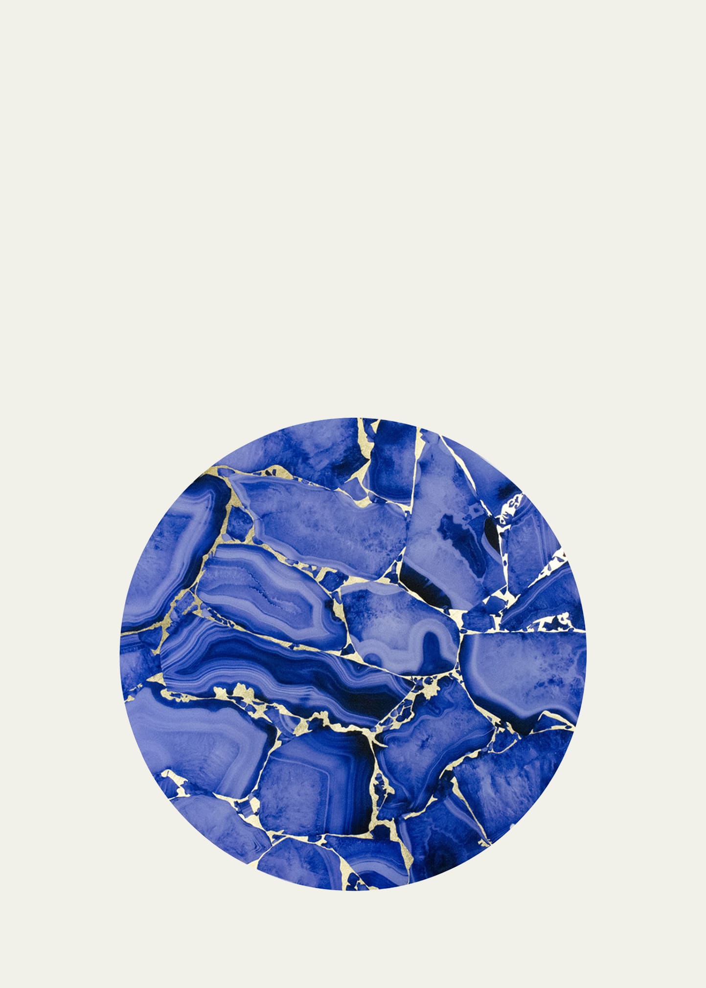 Nomi K Blue Stoner Lacquer Placemat In Blue