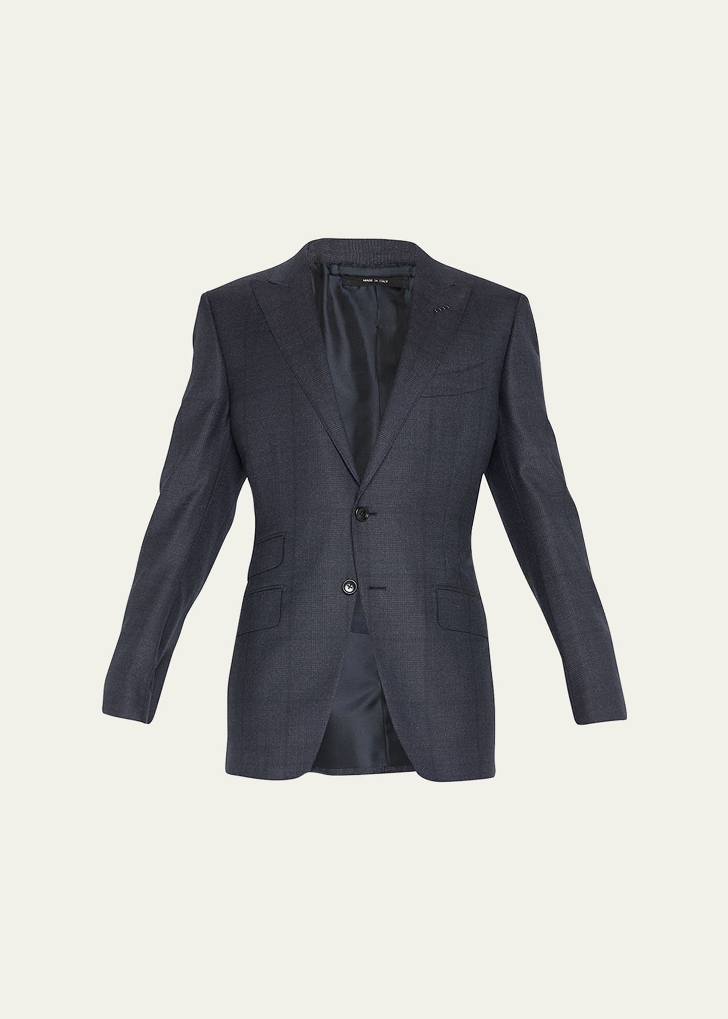 Tom Ford Men's O'connor Prince Of Wales Suit In Blue Navy Check