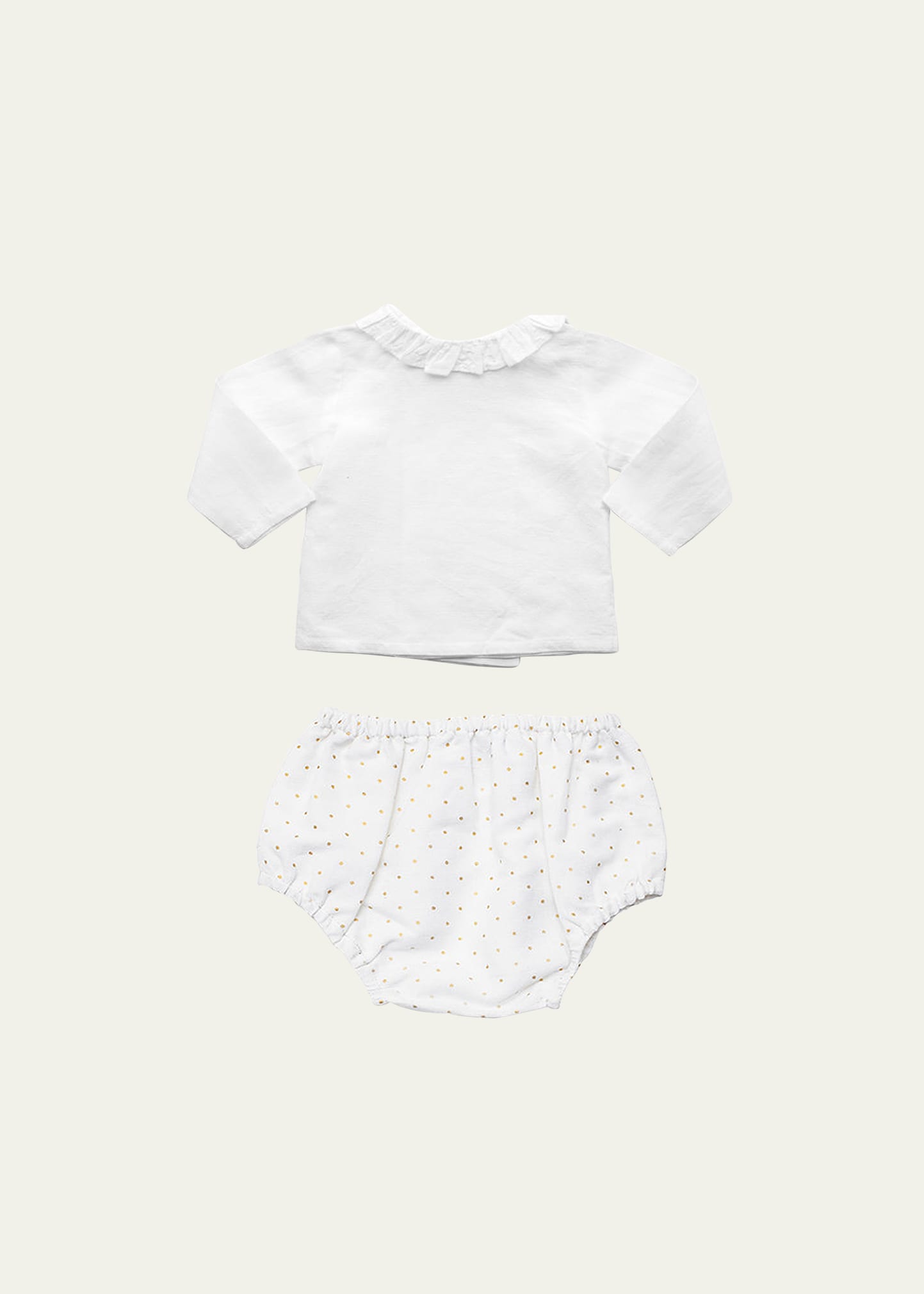 Louelle Girl's Top W/ Bloomers 2-Piece Gift Set, Size Newborn-24M