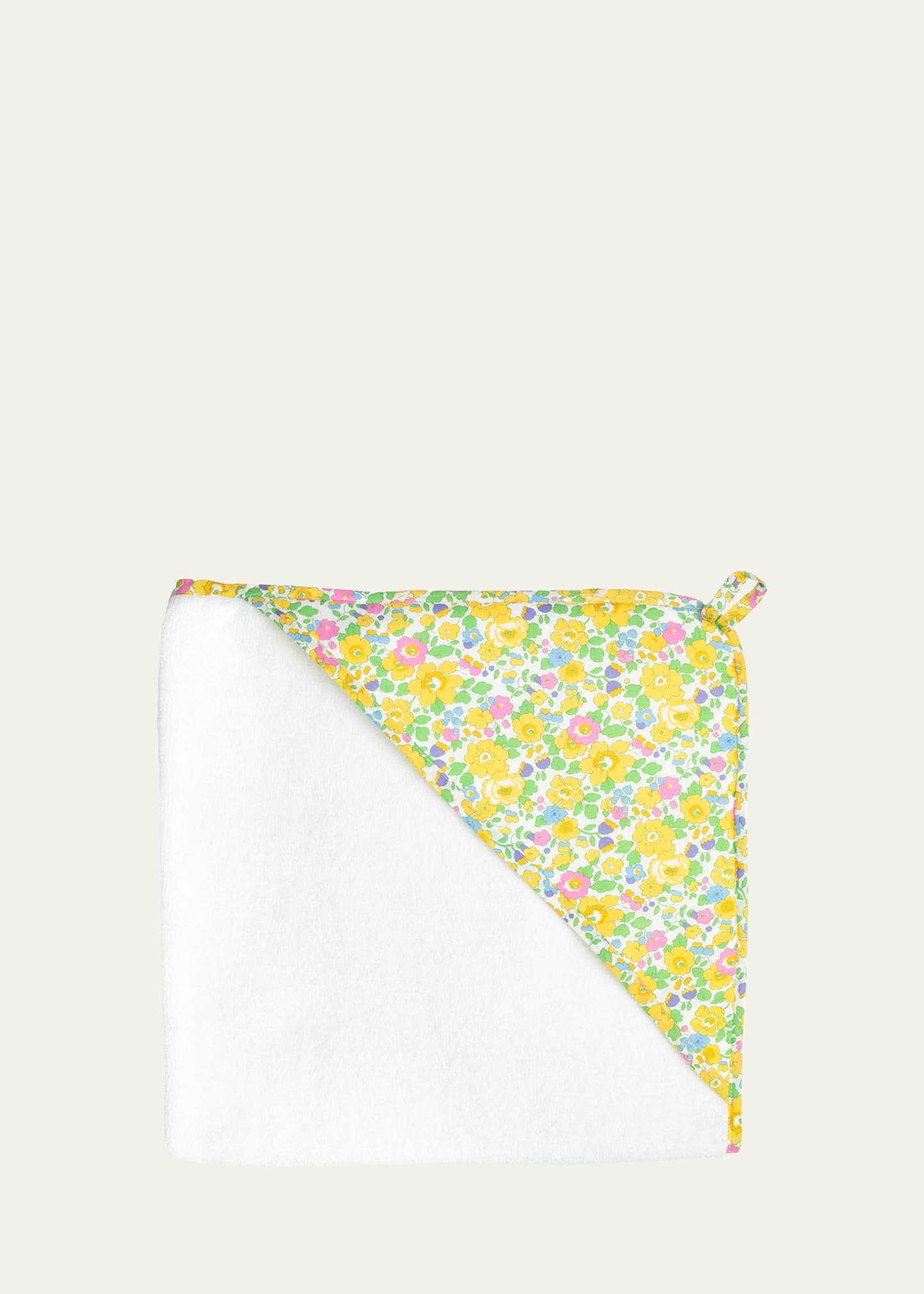 Louelle Floral-print Hooded Towel In Liberty#1 Betsy Y