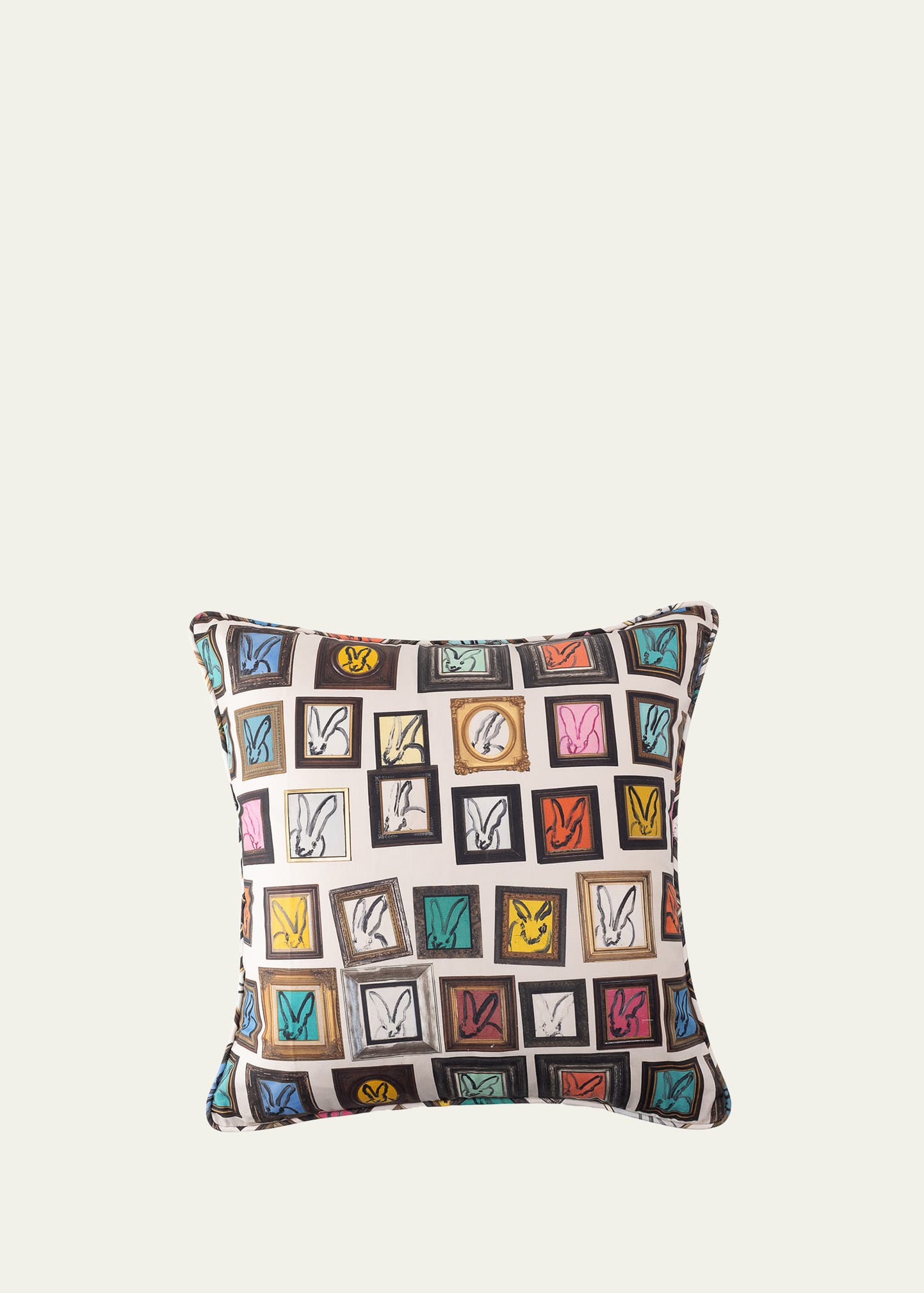 Hunt Slonem Hunt's Studio Pillow, 22" In Multi