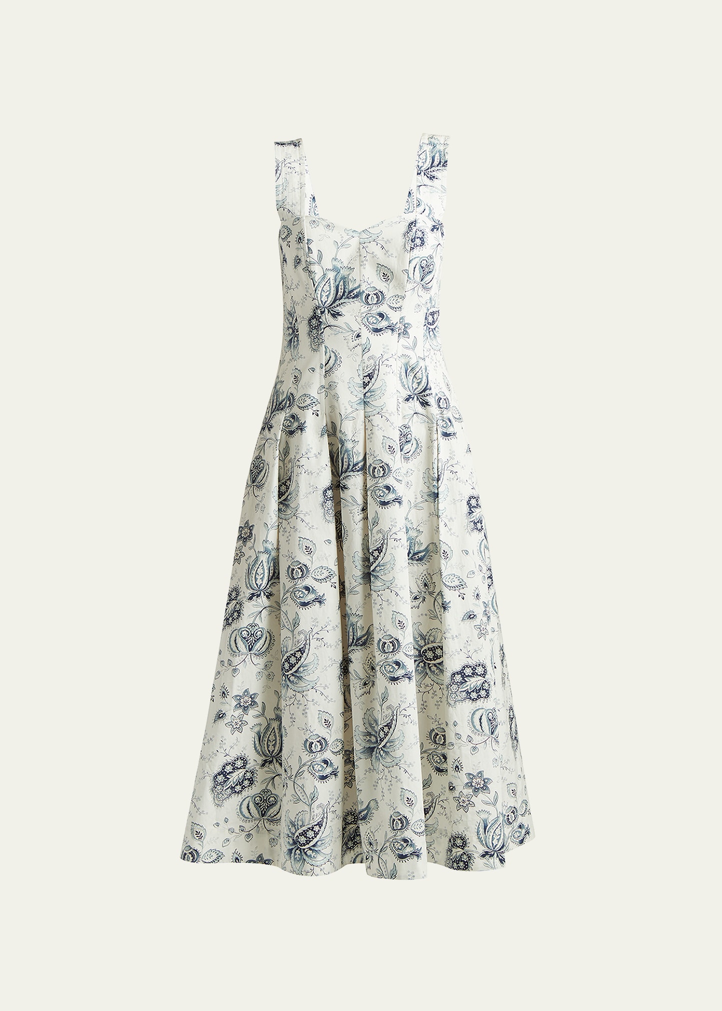 Chinook Paisley-Print Midi Dress