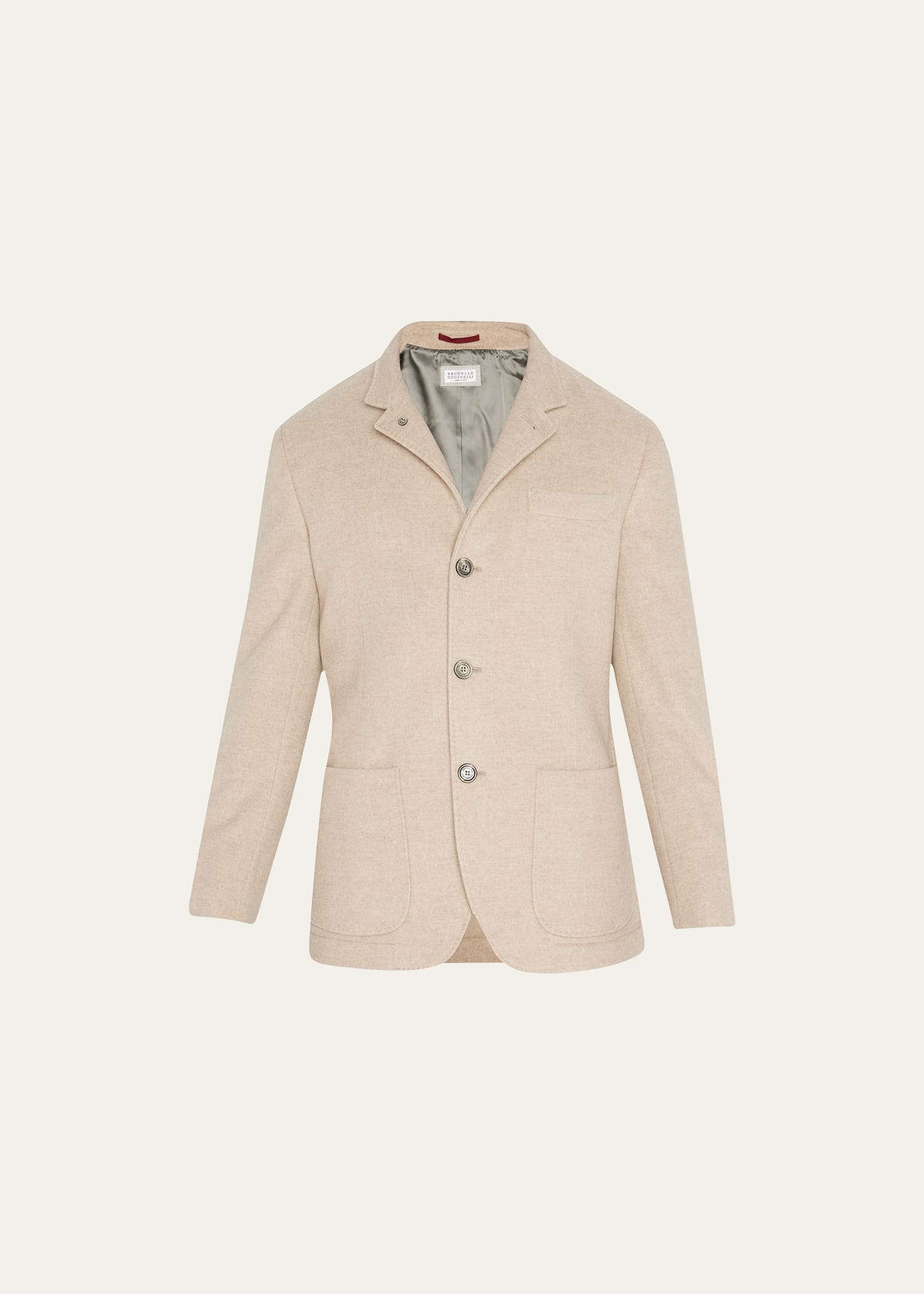Brunello Cucinelli Men's Cashmere Blazer Jacket In Multi