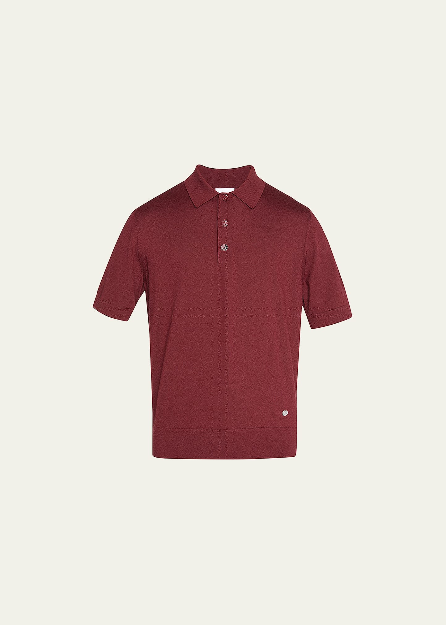 Burberry mens knit clearance polo