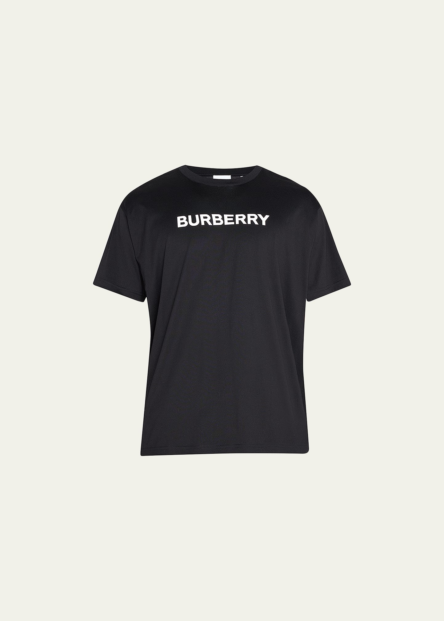 Burberry The  Cotton T-shirt Is The Perfect Compromise Between Luxury And Basic Wear In Black