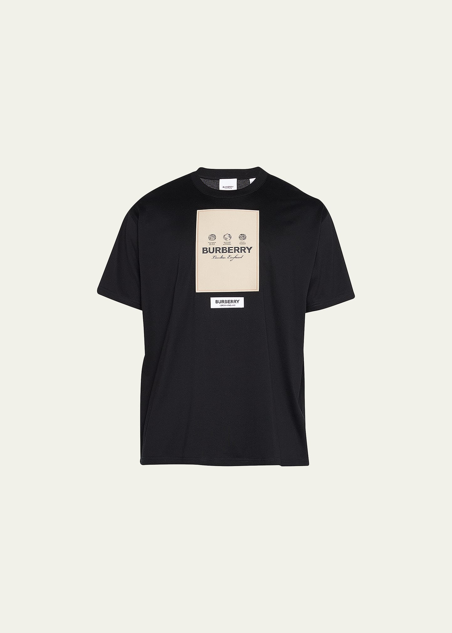 Burberry Men's Sergio Logo-Tag T-Shirt