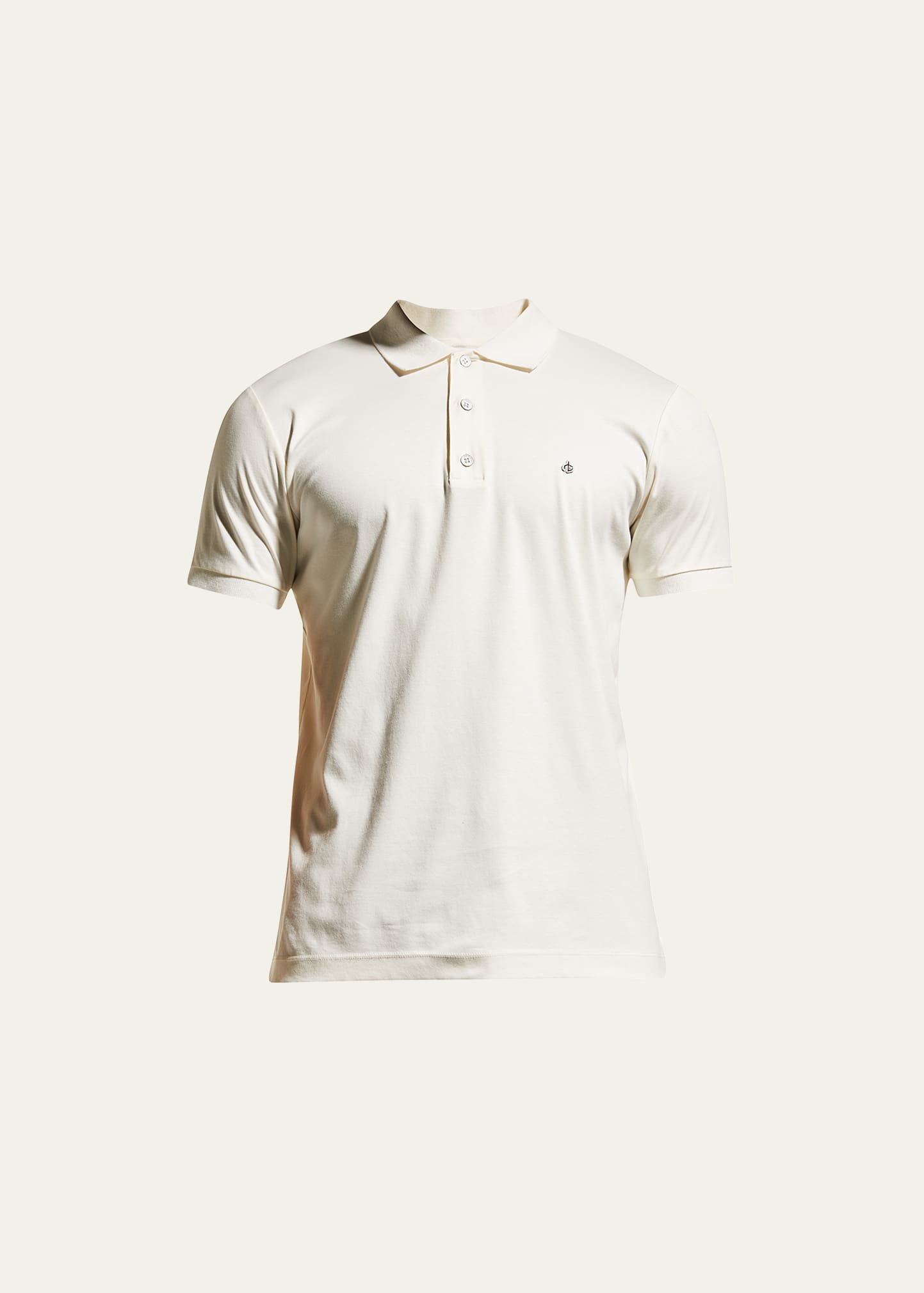 Rag & Bone Interlock Slim Fit Performance Polo In Ivory