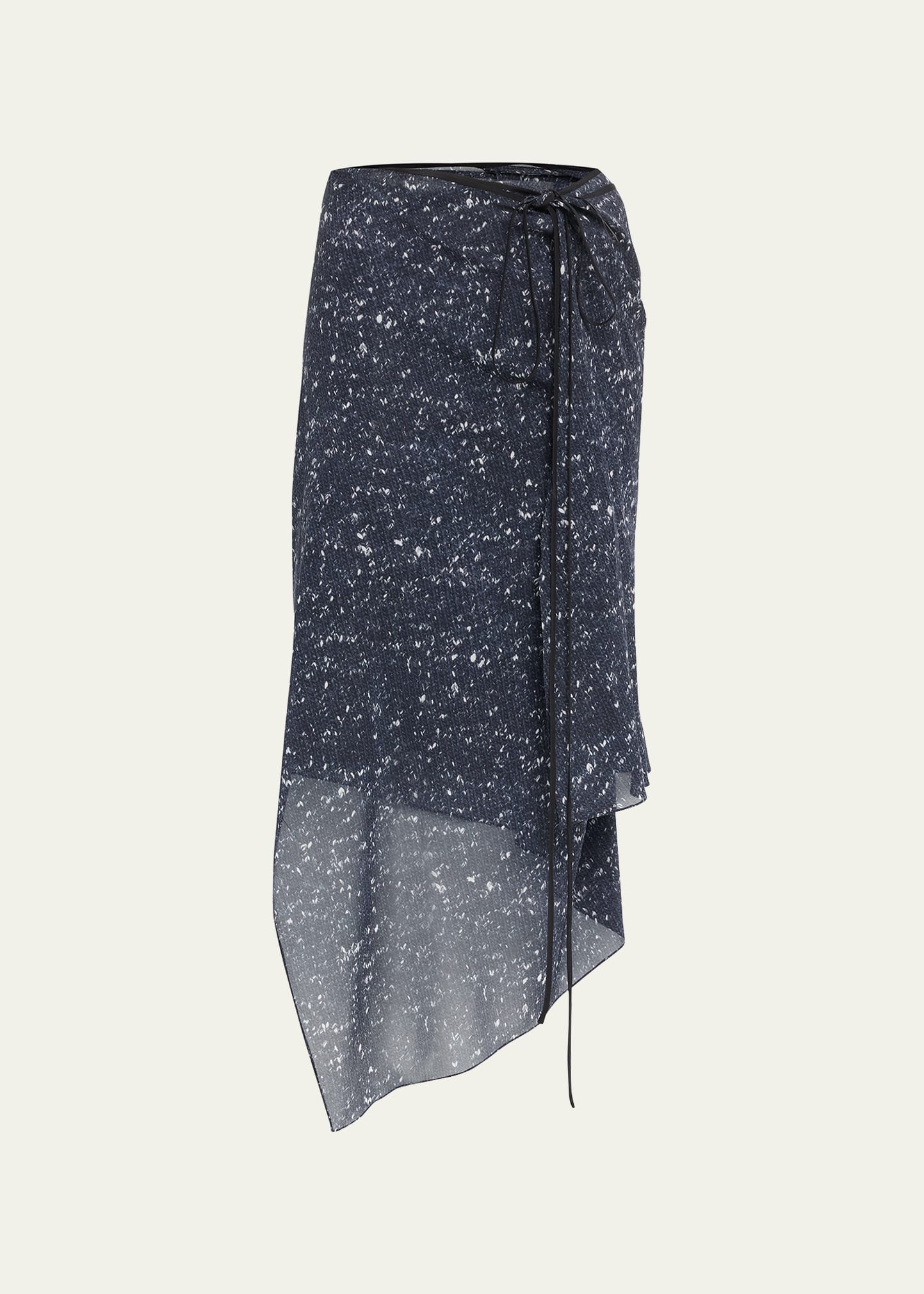 Rumy Handkerchief Midi Wrap Skirt