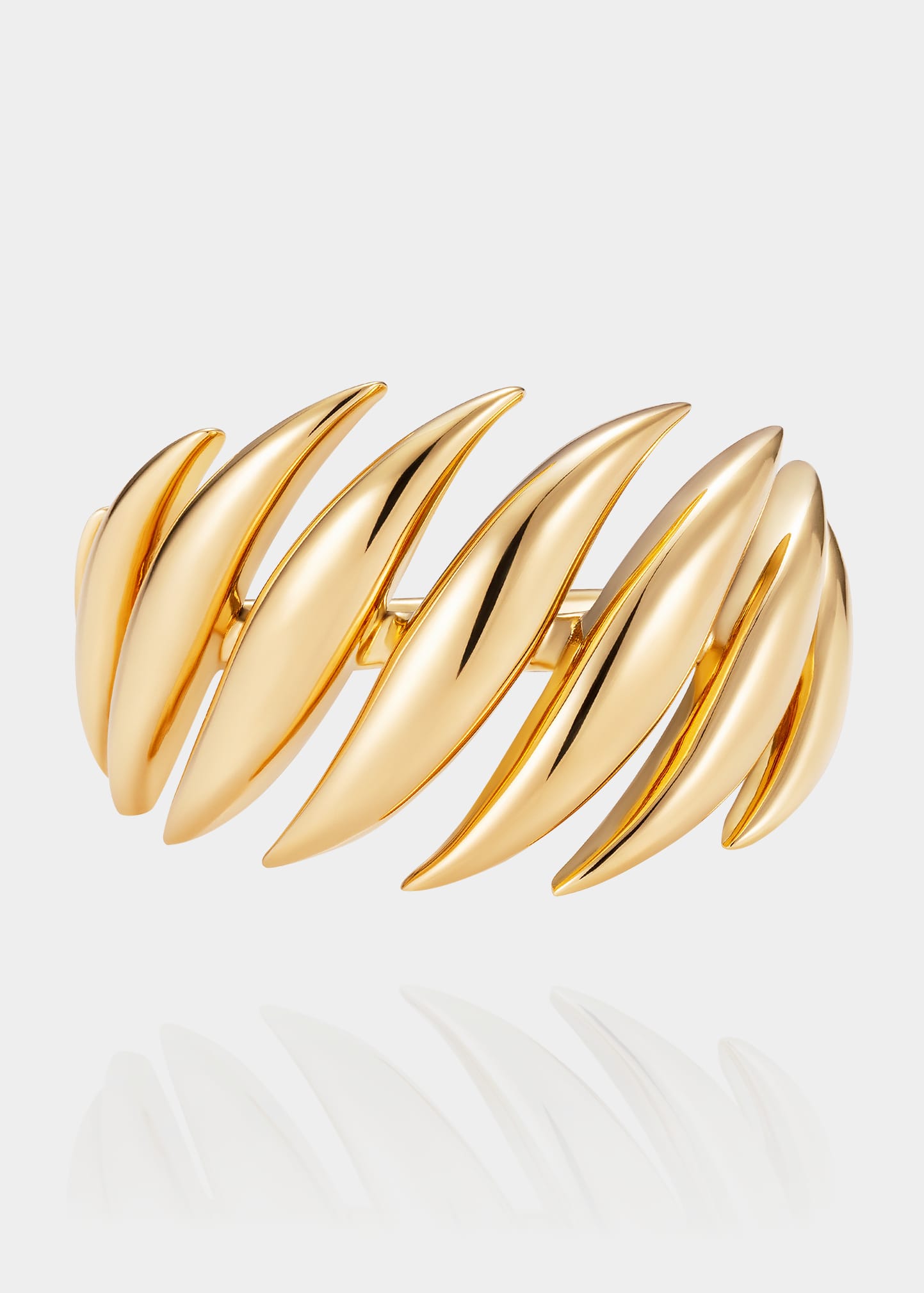 Fernando Jorge Women's Flame Small 18k Yellow Gold Ring In Yg