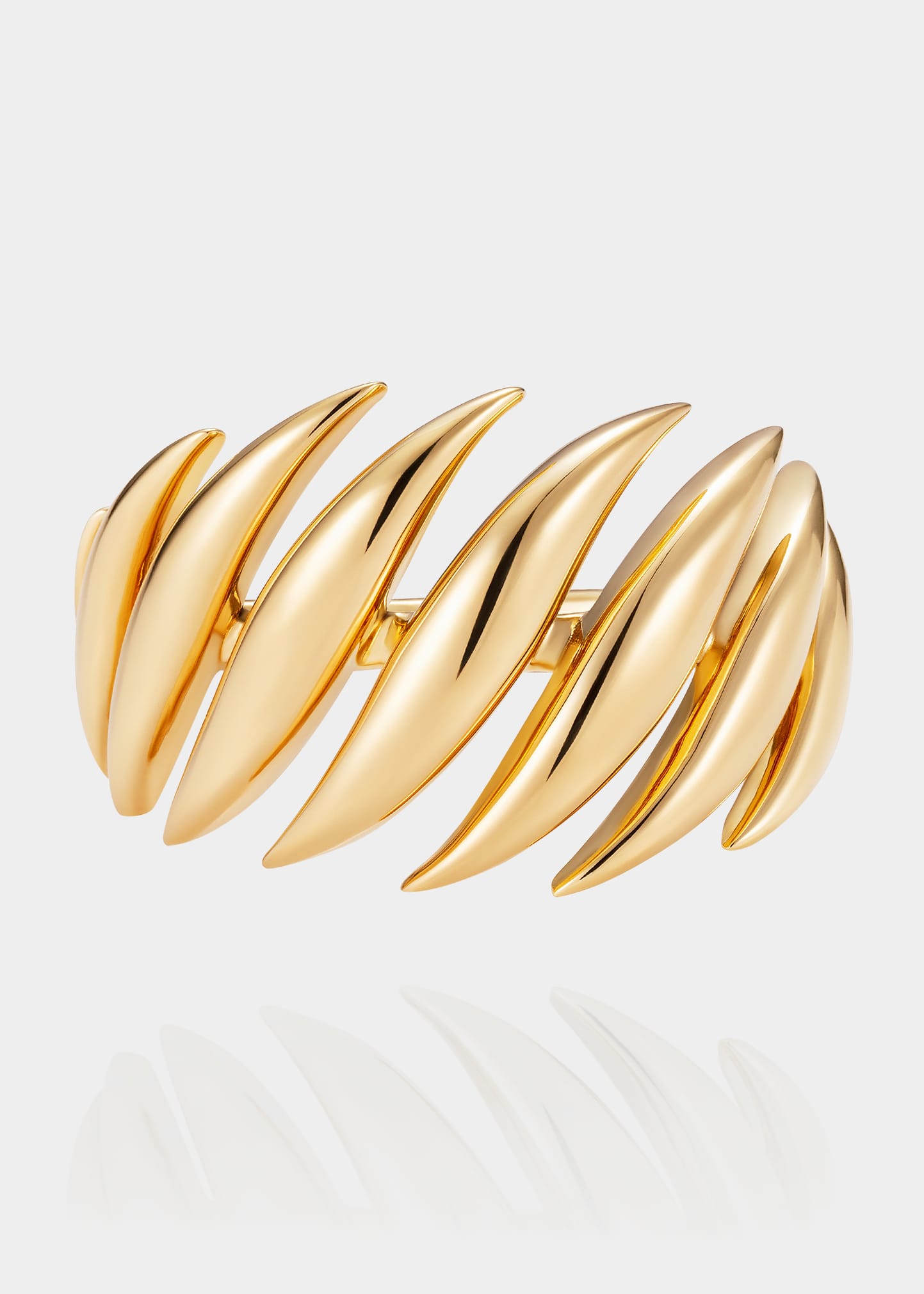 FERNANDO JORGE FLAME SMALL RING IN YELLOW GOLD