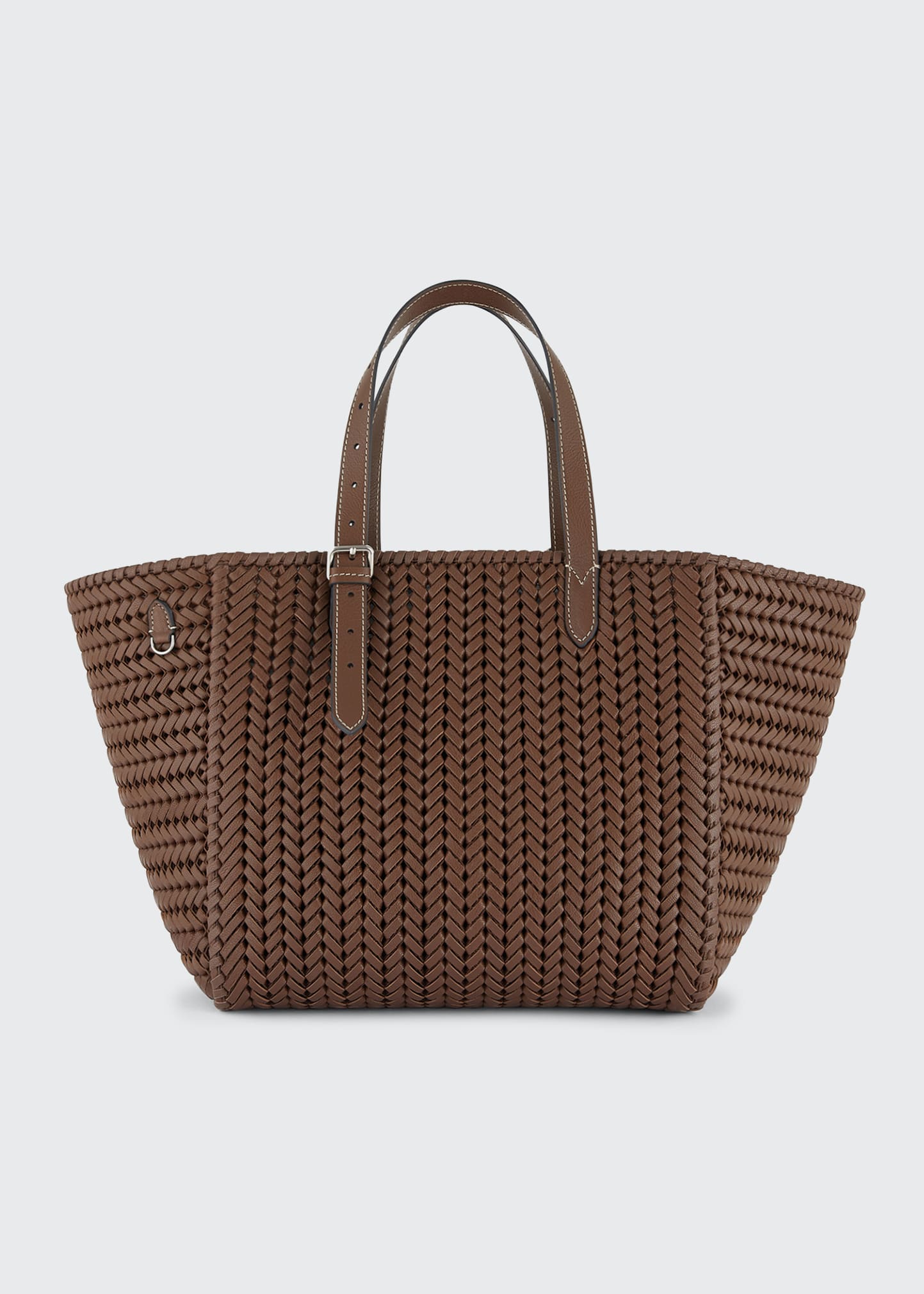 Anya Hindmarch The Neeson Woven Leather Tote Bag In Vole ModeSens