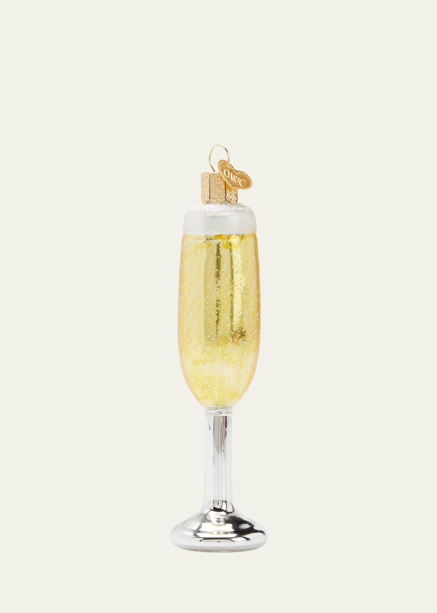 Champagne Flute Holiday Ornmanent