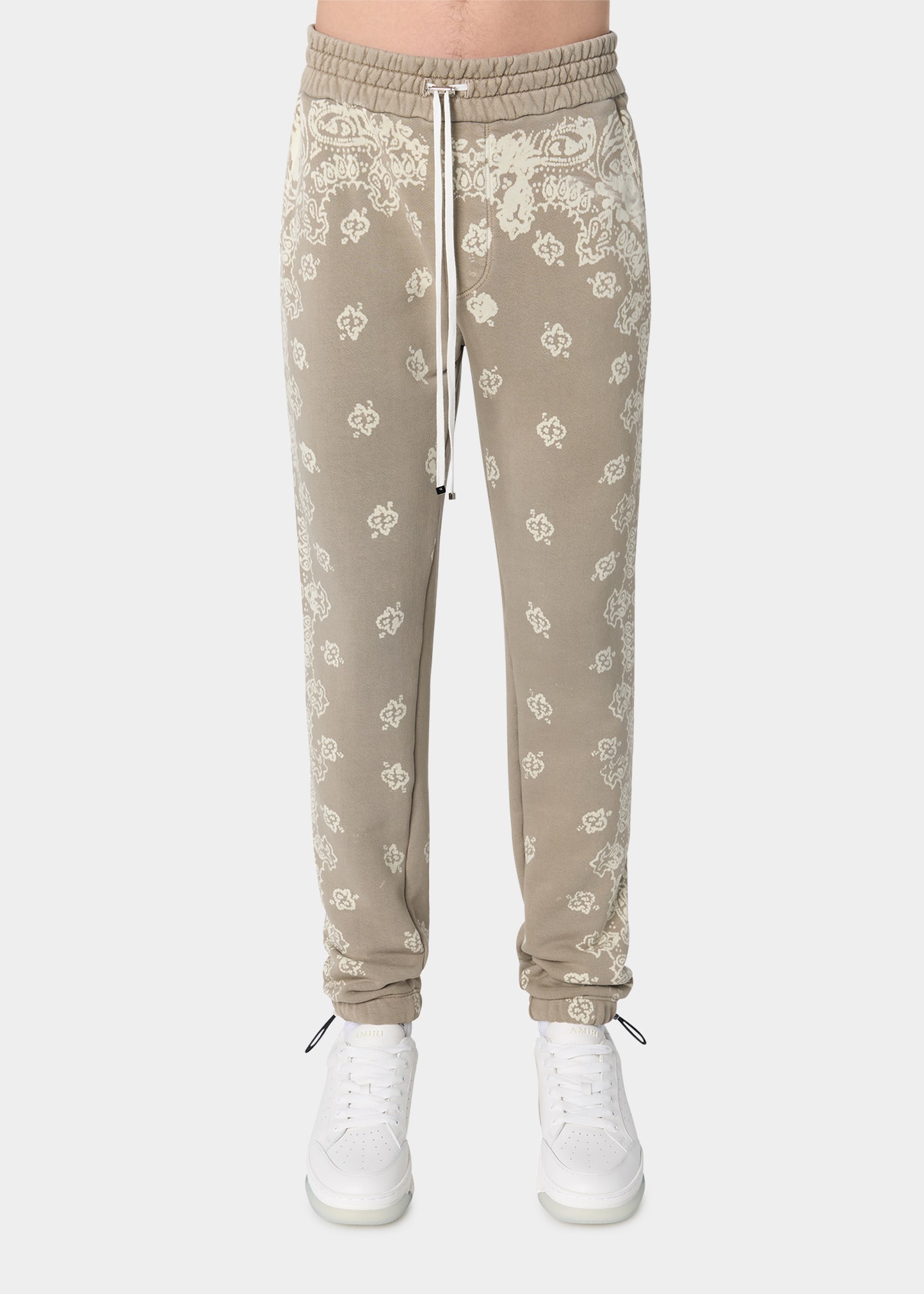 Amiri Men's Bandana Bleach Sweatpants | Smart Closet