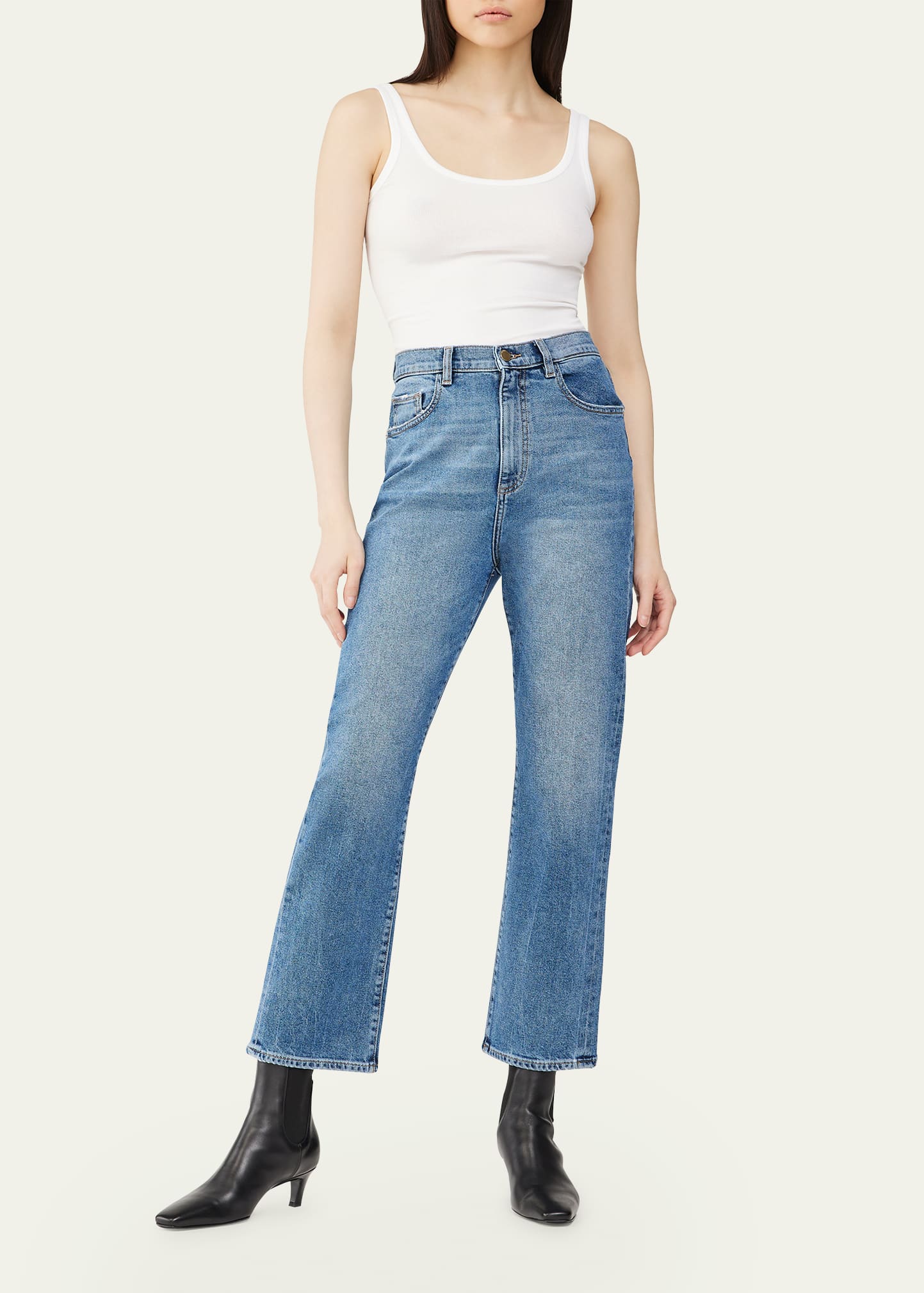 Emilie Straight Ultra High-Rise Vintage Ankle Jeans