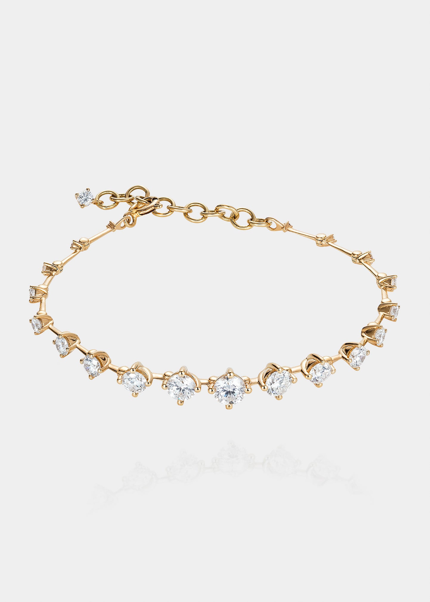 FERNANDO JORGE SEQUENCE BRACELET IN YELLOW GOLD AND DIAMONDS