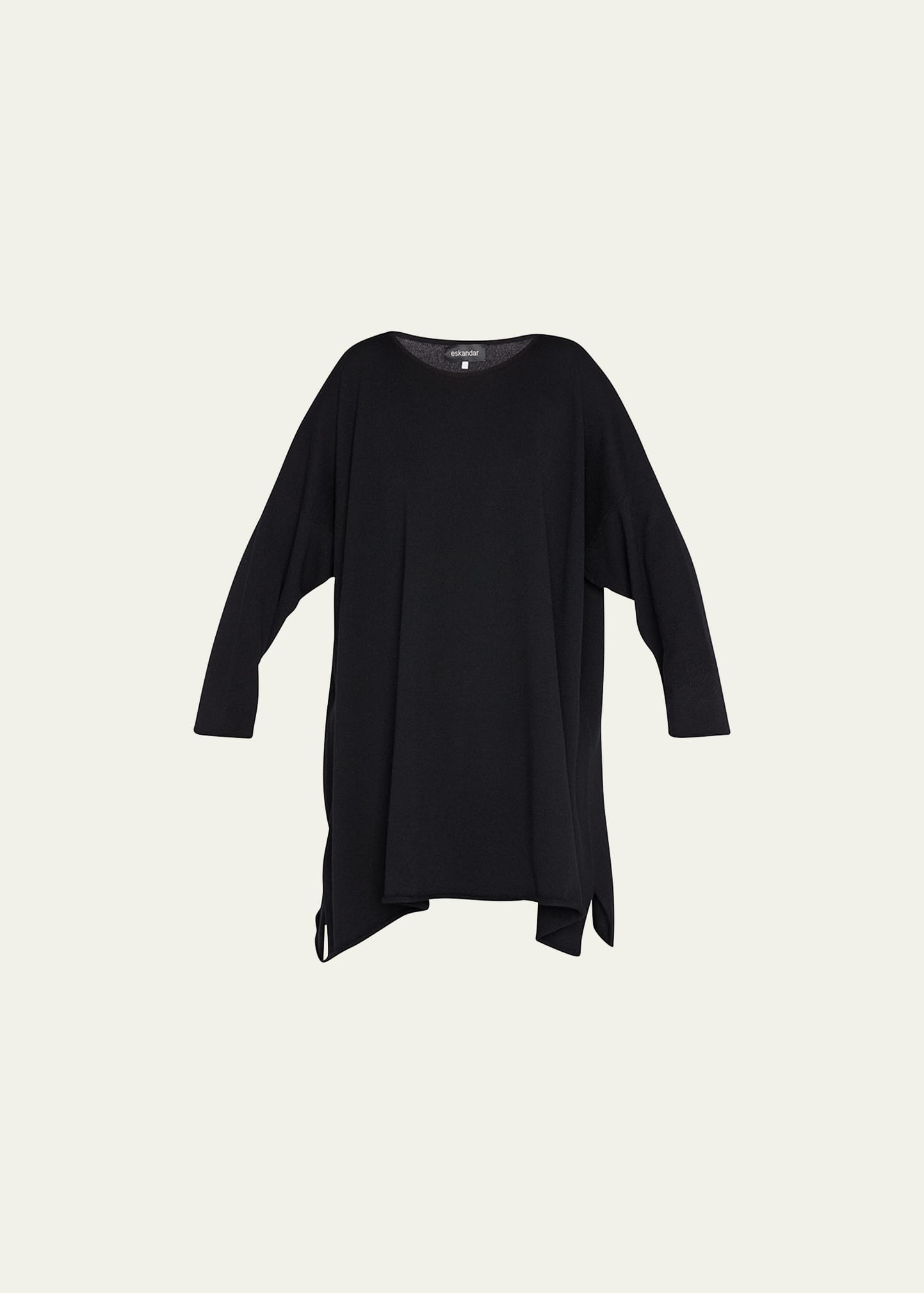 A-line Cashmere Sweater (Long Plus Length)