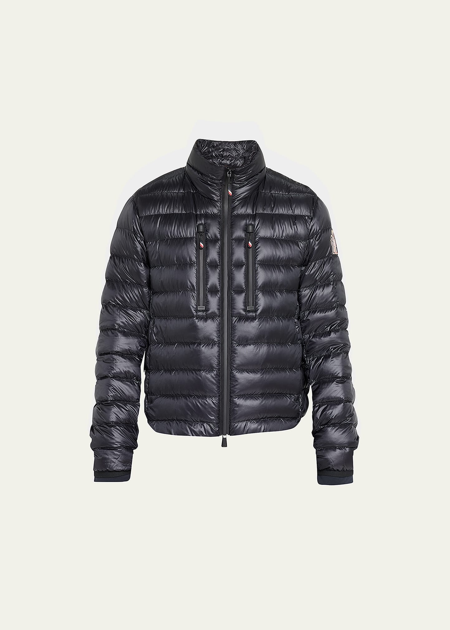 Shop Moncler Men's Hers Puffer Jacket In Black