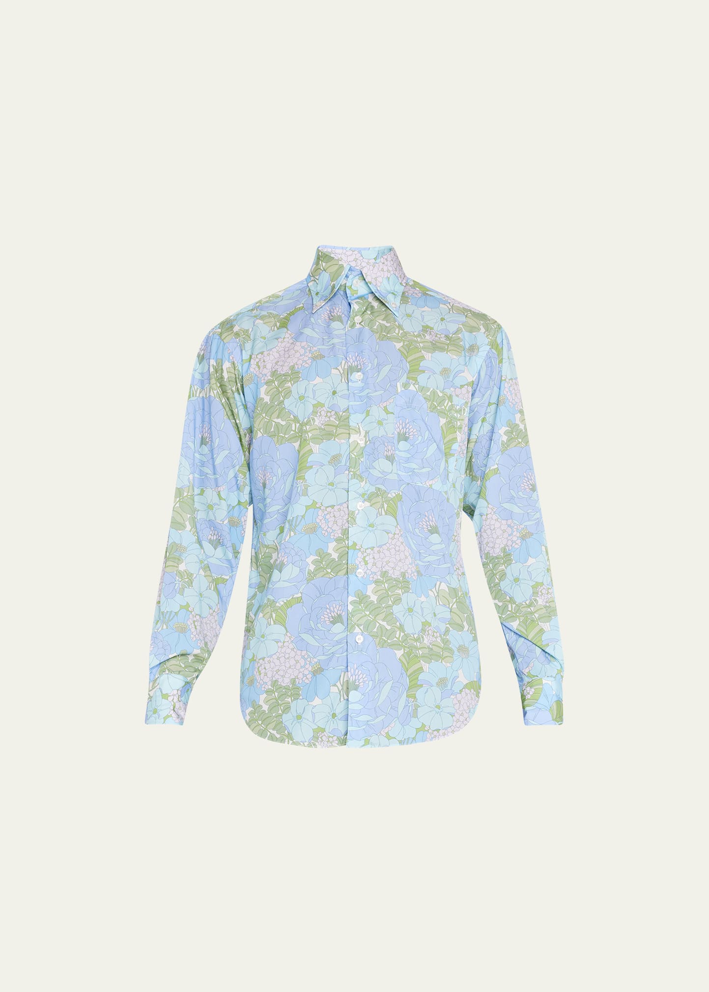 TOM FORD Men's Camouflage-Print Dress Shirt - Bergdorf Goodman