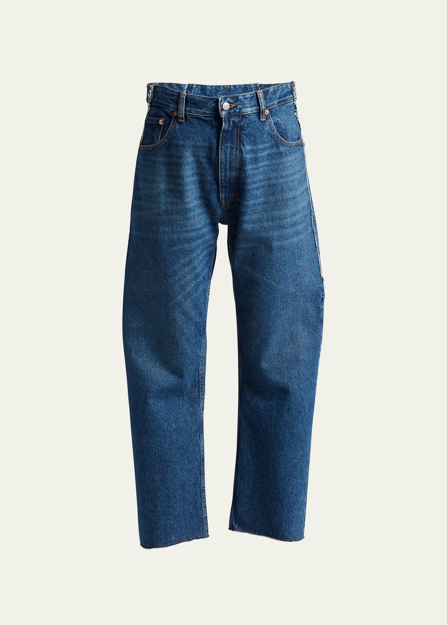 MM6 Maison Margiela Wide Straight Cropped Jeans