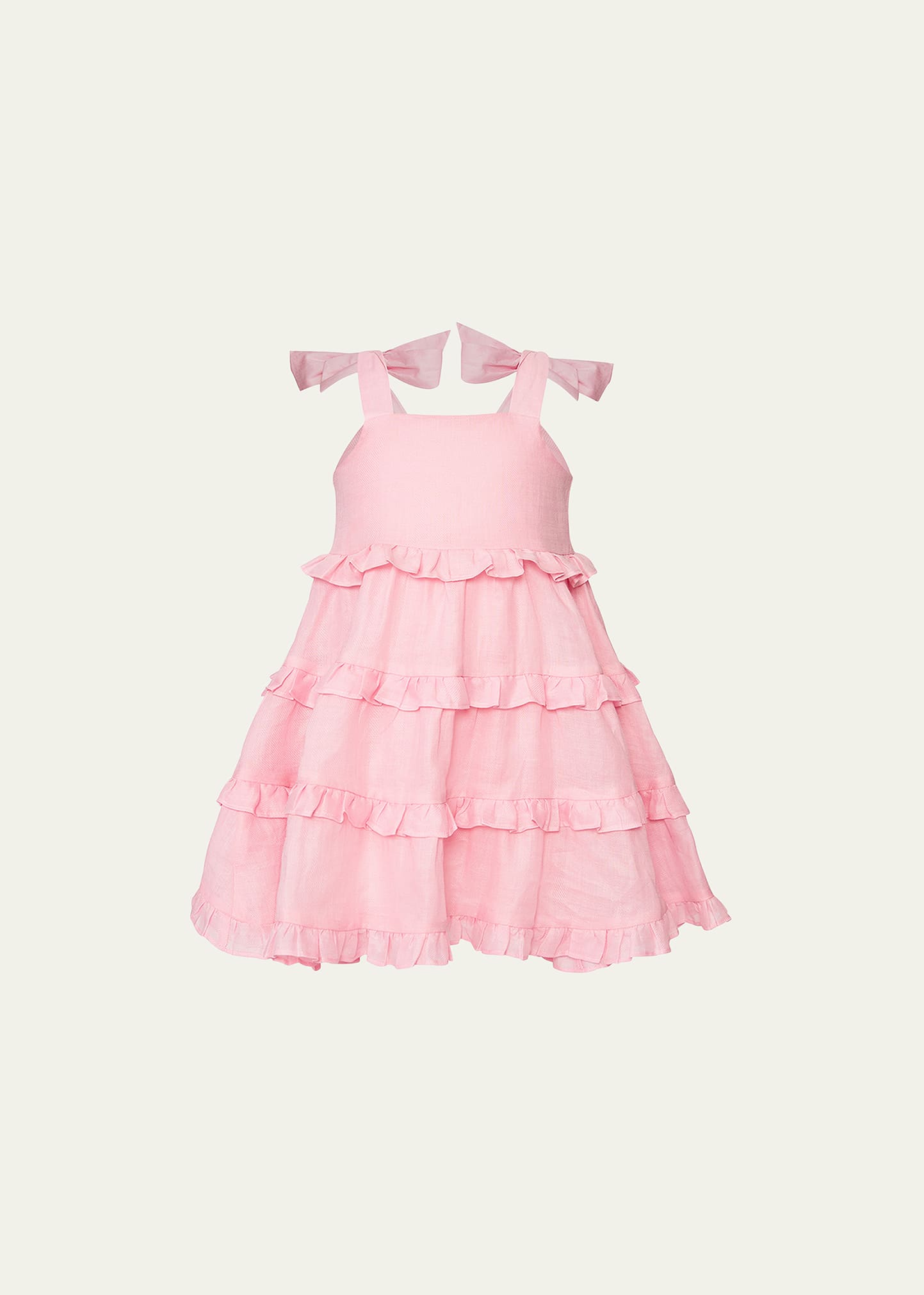 Bardot Junior Girl's Polly Tiered Ruffle Bow Dress, Size 4-16
