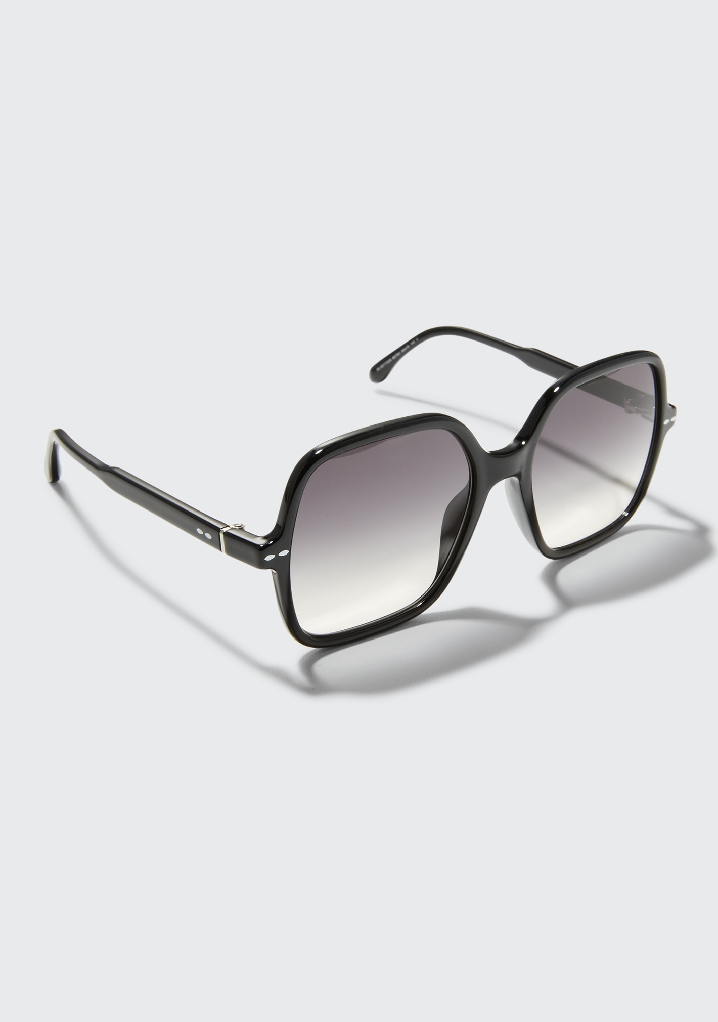 Isabel Marant Square Sunglasses In Black