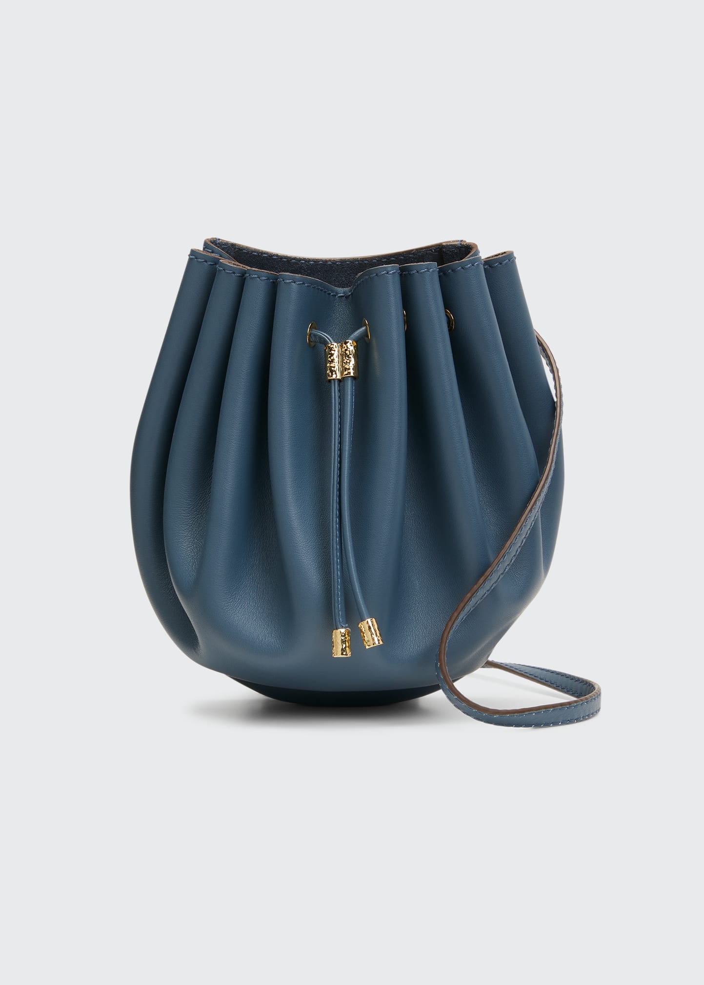 Ulla Johnson Paloma Ruched Pouch Crossbody Bag In Cathay Spice