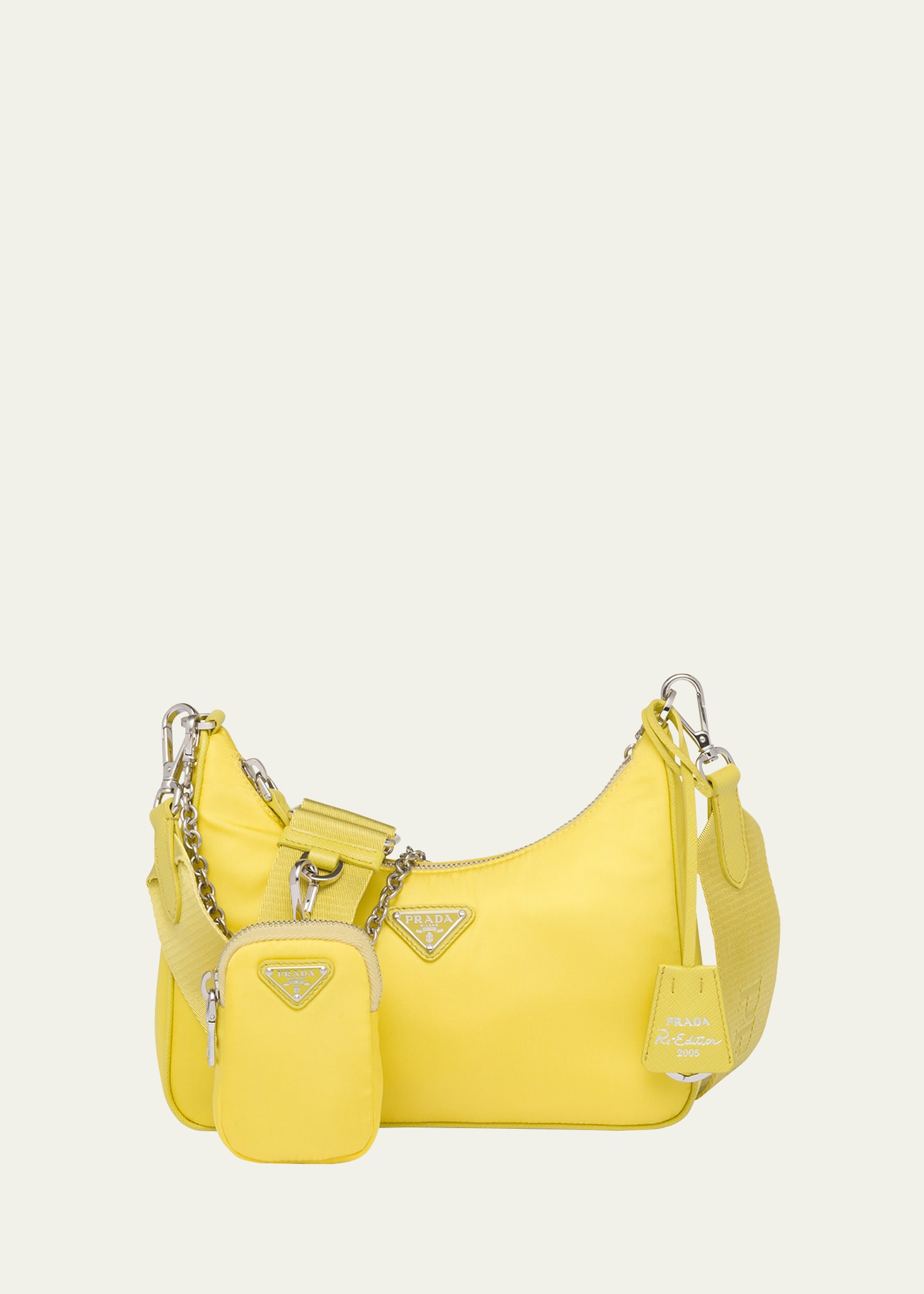 Prada Re-edition 2005 Shoulder Bag In F0009 Bianco