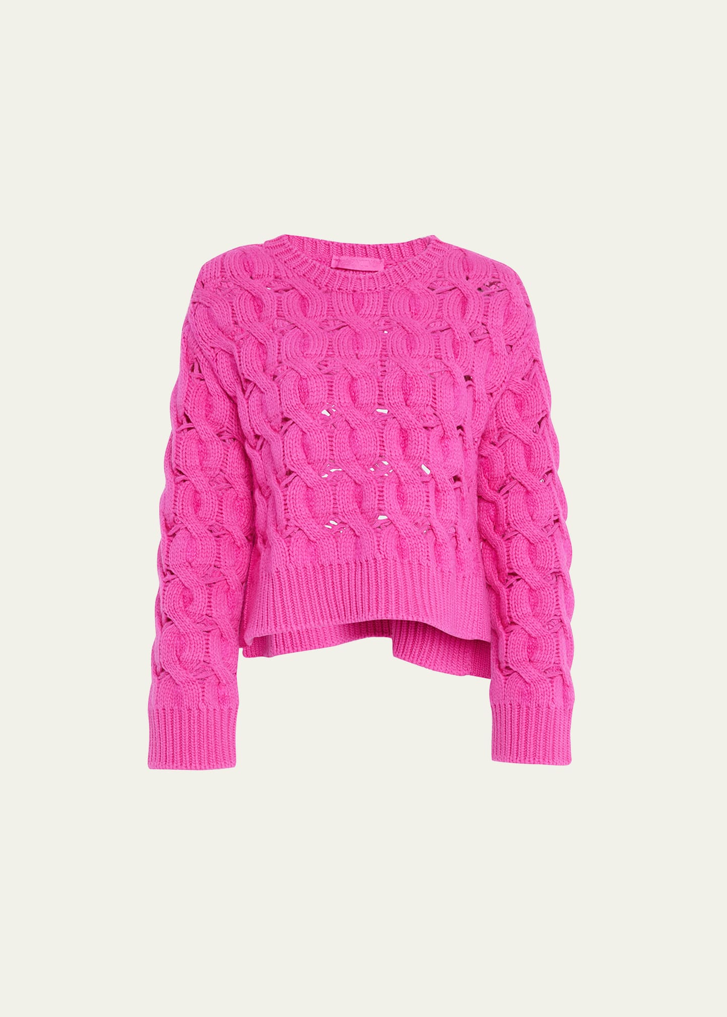 Open Knit Crochet Sweater