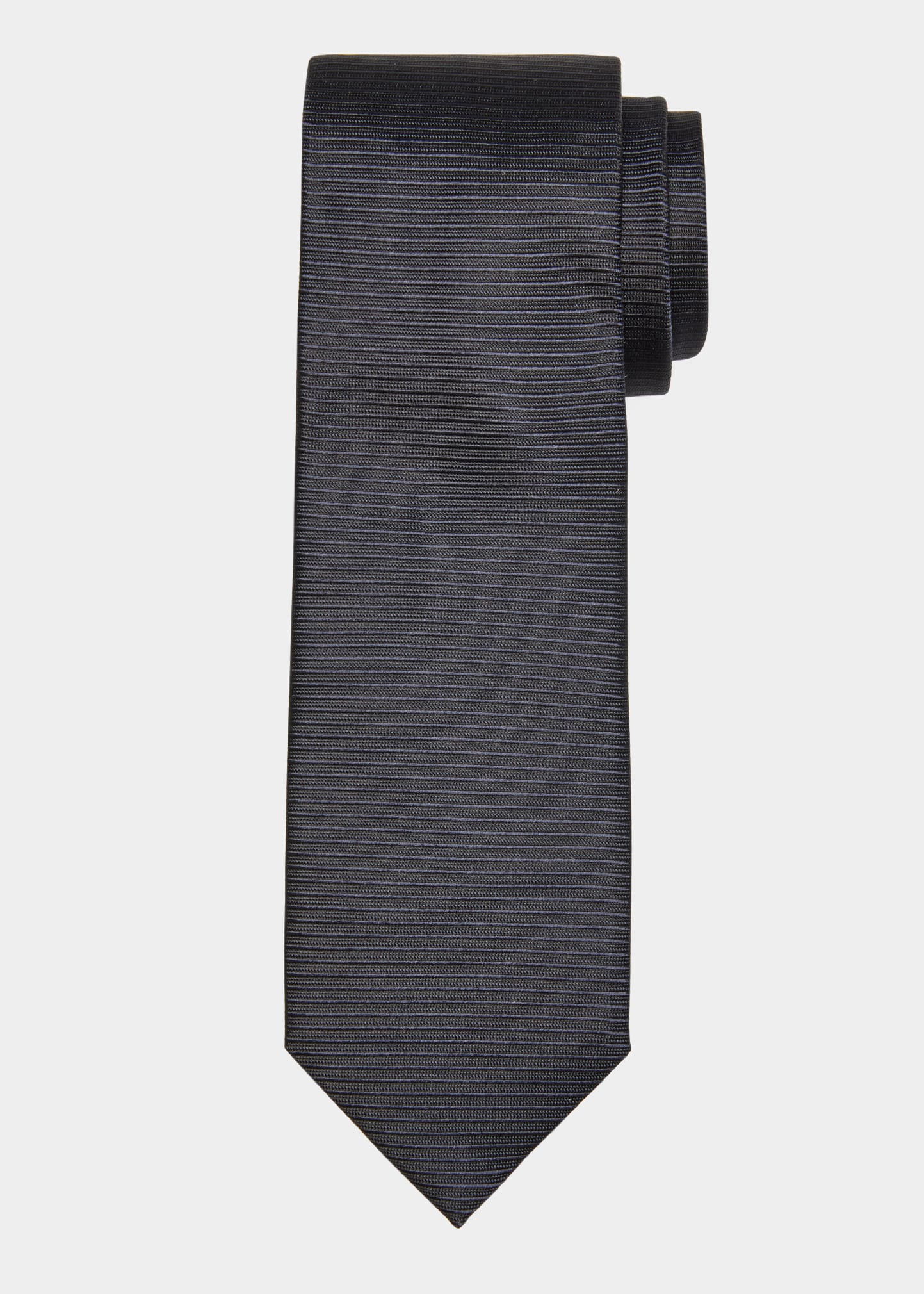 Men's Textured Tonal Silk Tie