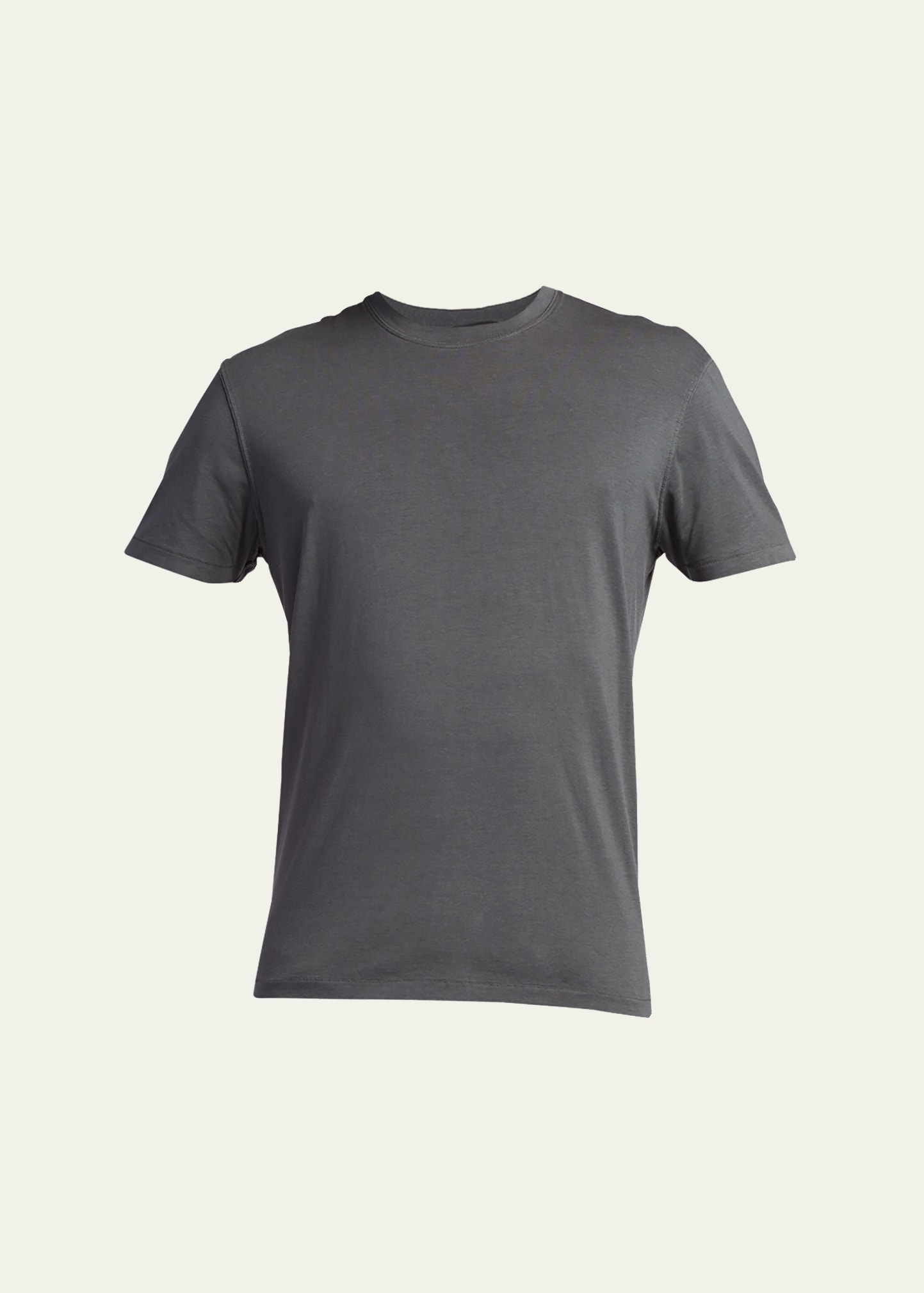 Shop Tom Ford Men's Cotton-blend Crewneck T-shirt In Md Grn Sld