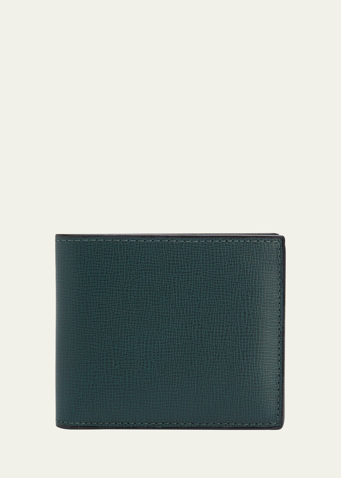 Men's Leather V-Cut Bifold Wallet